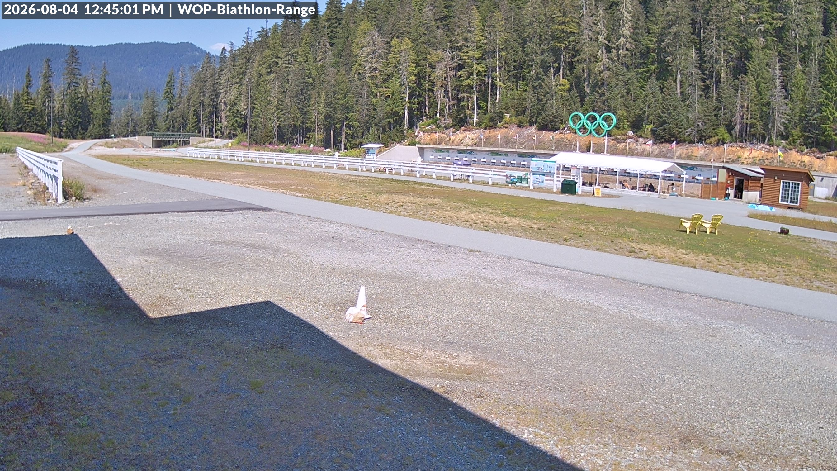 View looking North East to the Olympic Biathlon Range