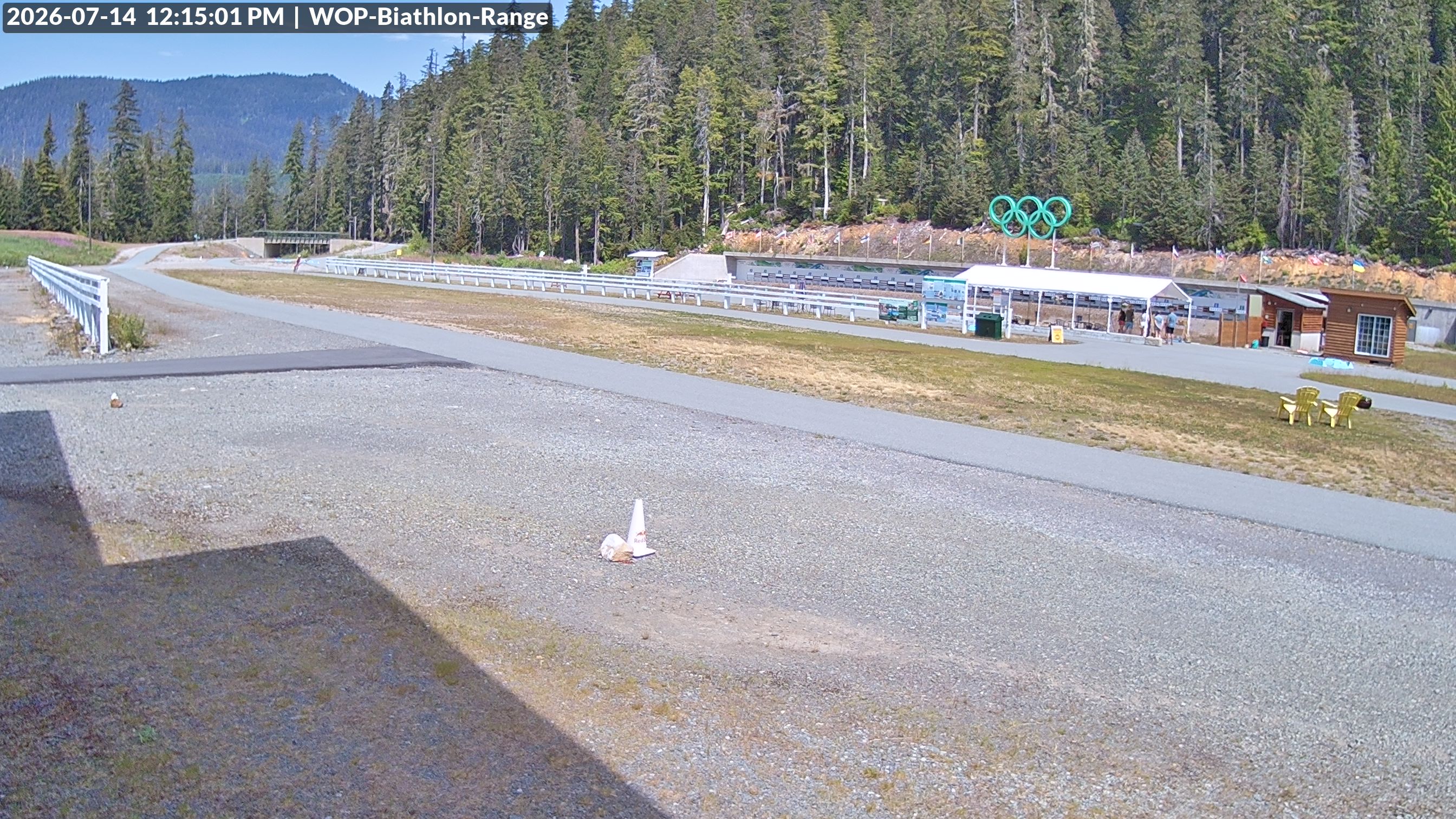 View looking North East to the Olympic Biathlon Range