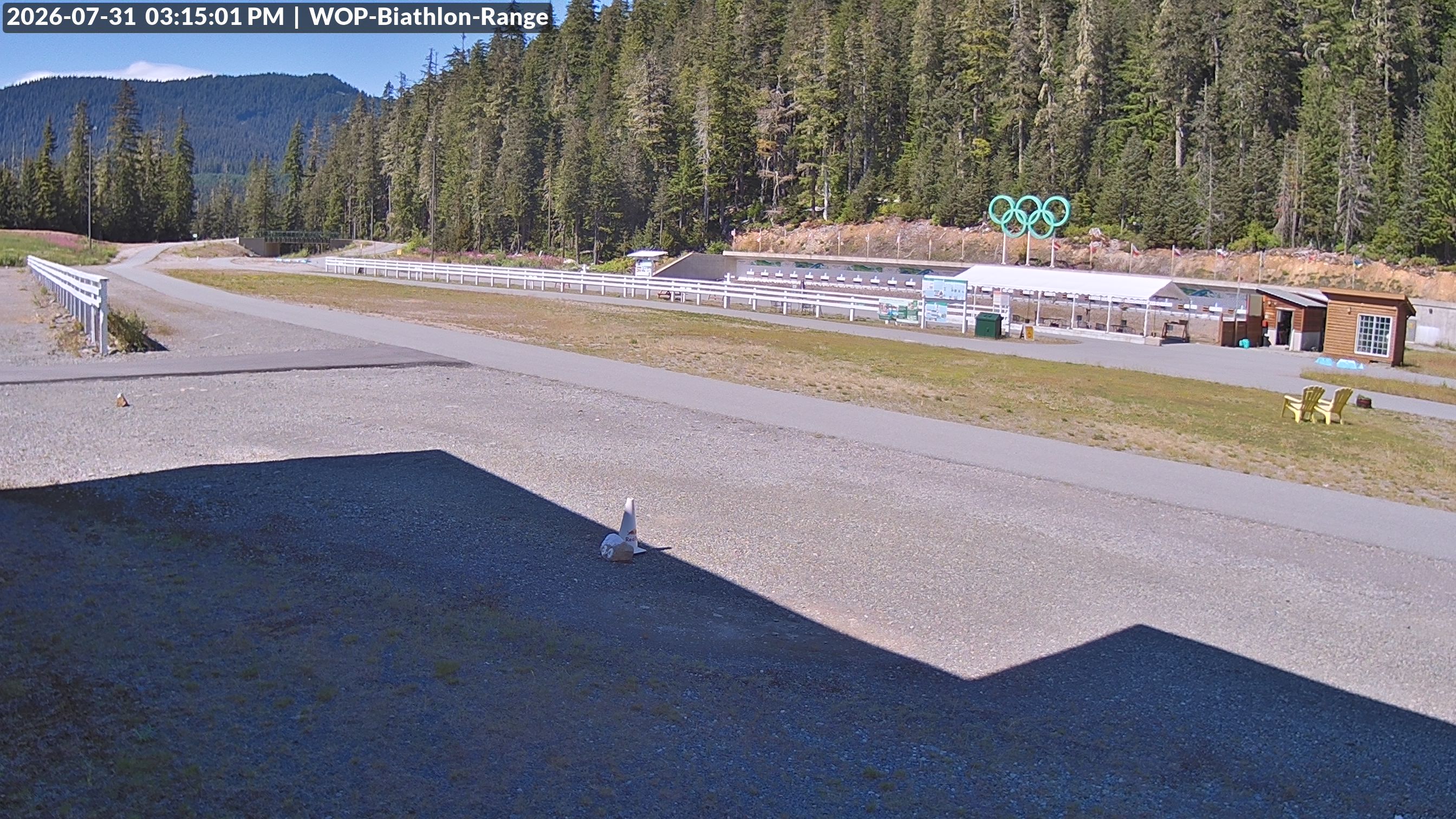 View looking North East to the Olympic Biathlon Range