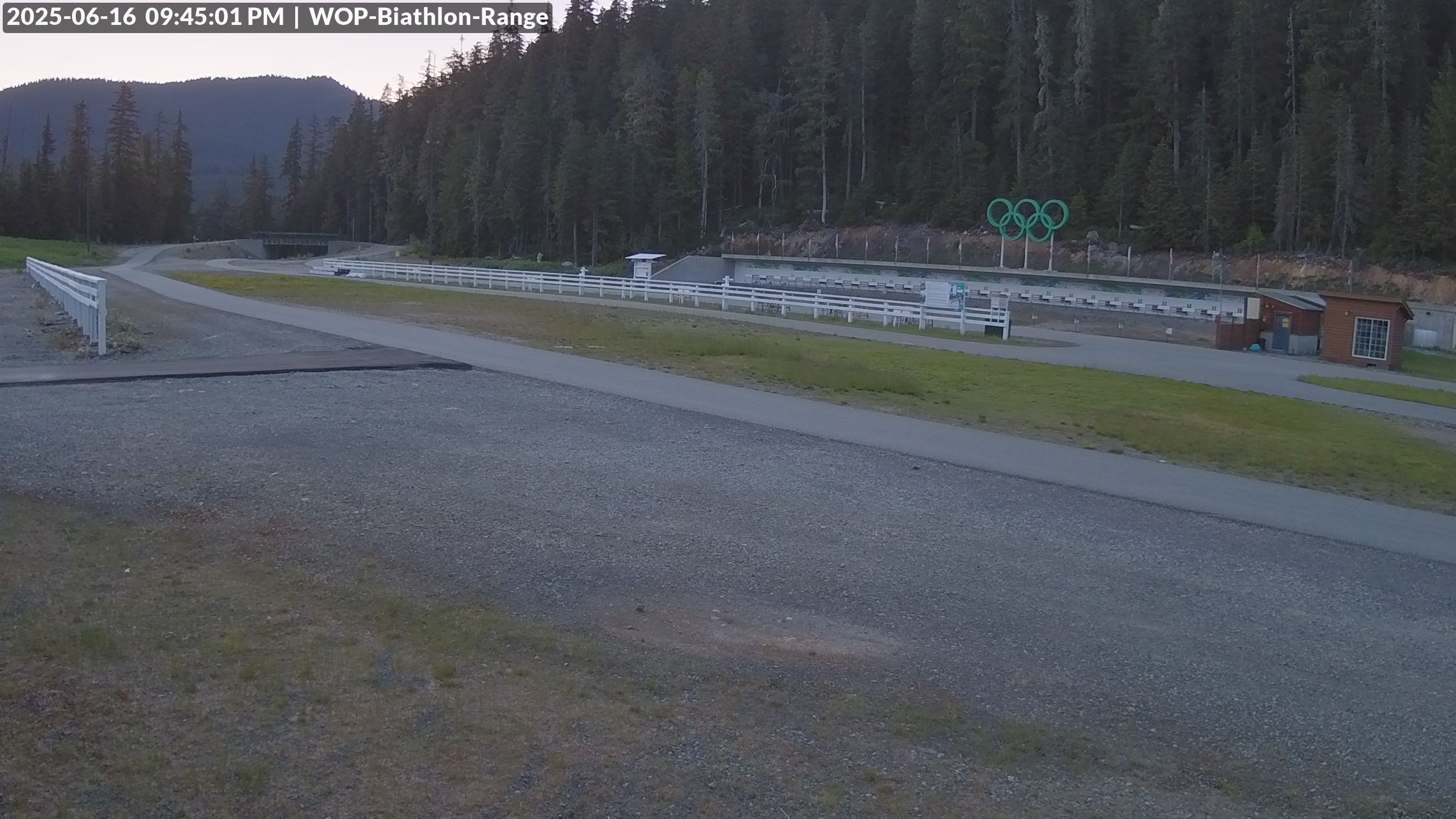 View looking North East to the Olympic Biathlon Range