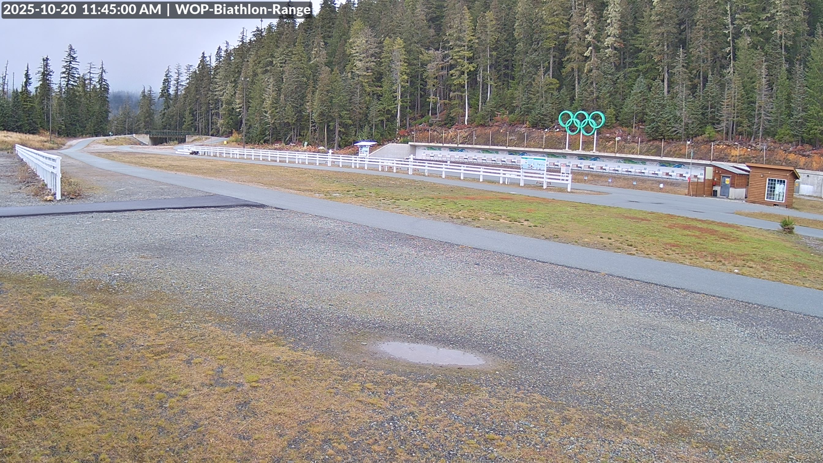 View looking North East to the Olympic Biathlon Range