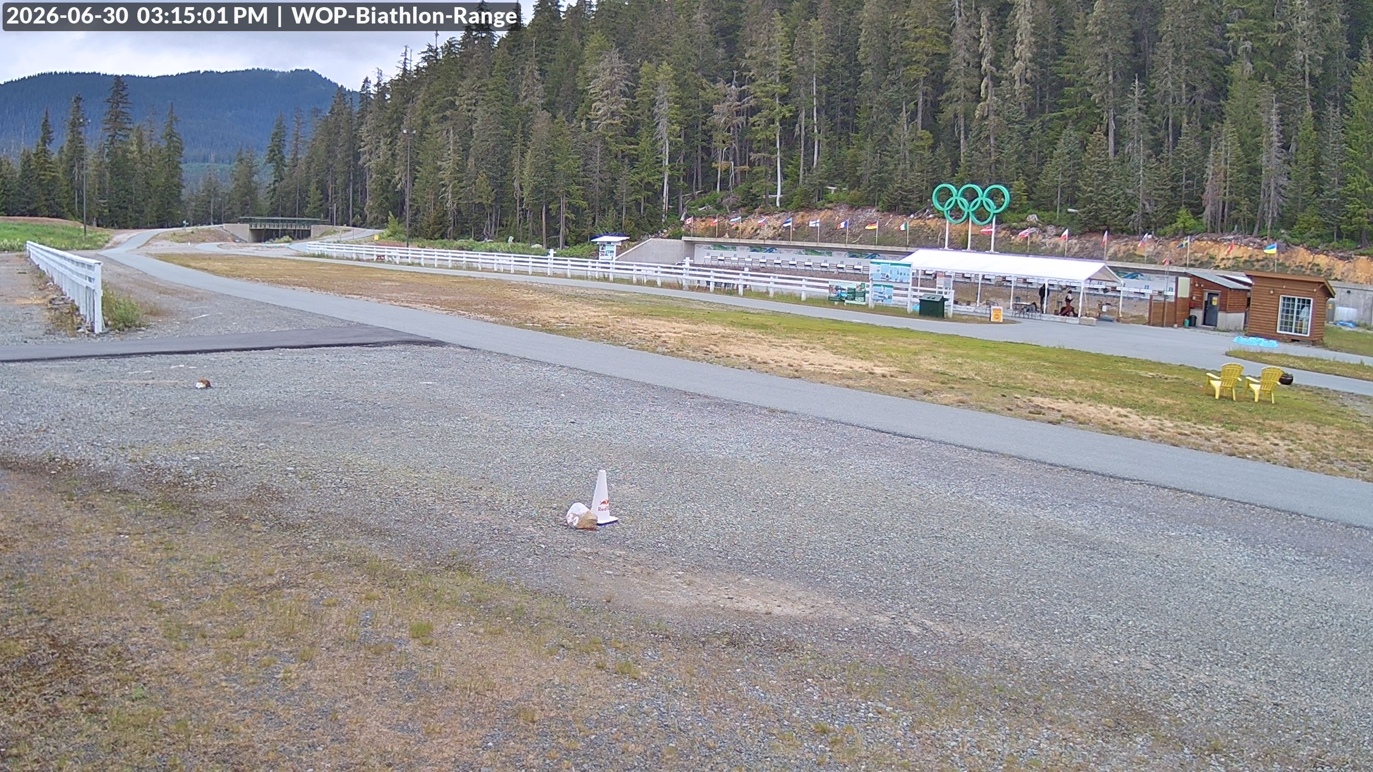 View looking North East to the Olympic Biathlon Range