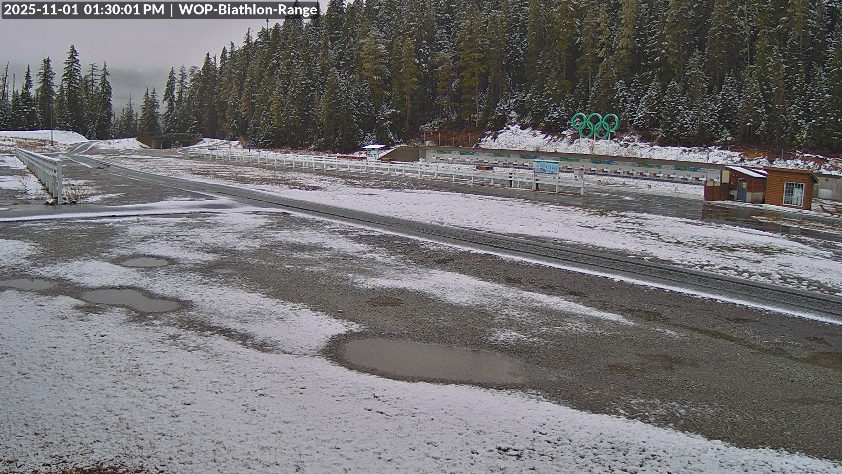 View looking North East to the Olympic Biathlon Range