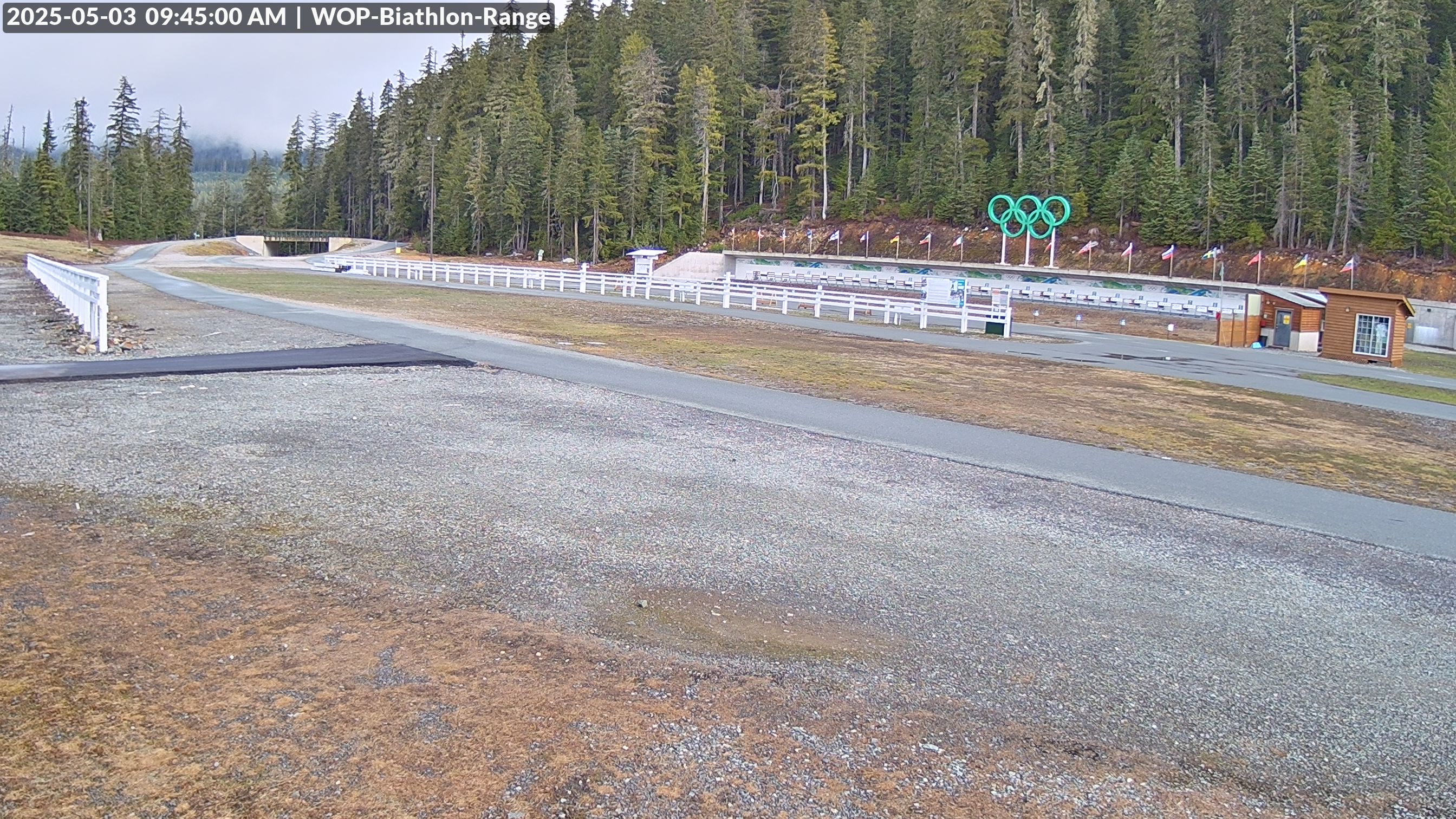 View looking North East to the Olympic Biathlon Range