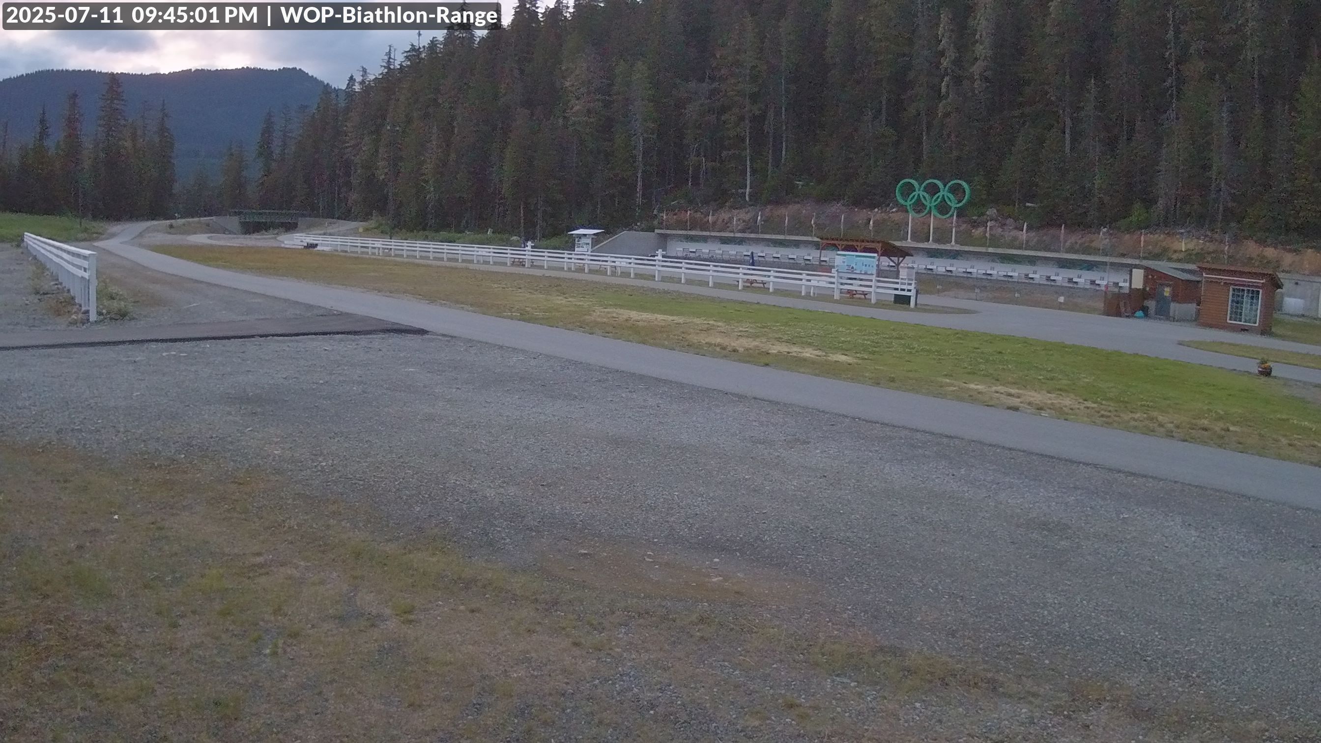 View looking North East to the Olympic Biathlon Range