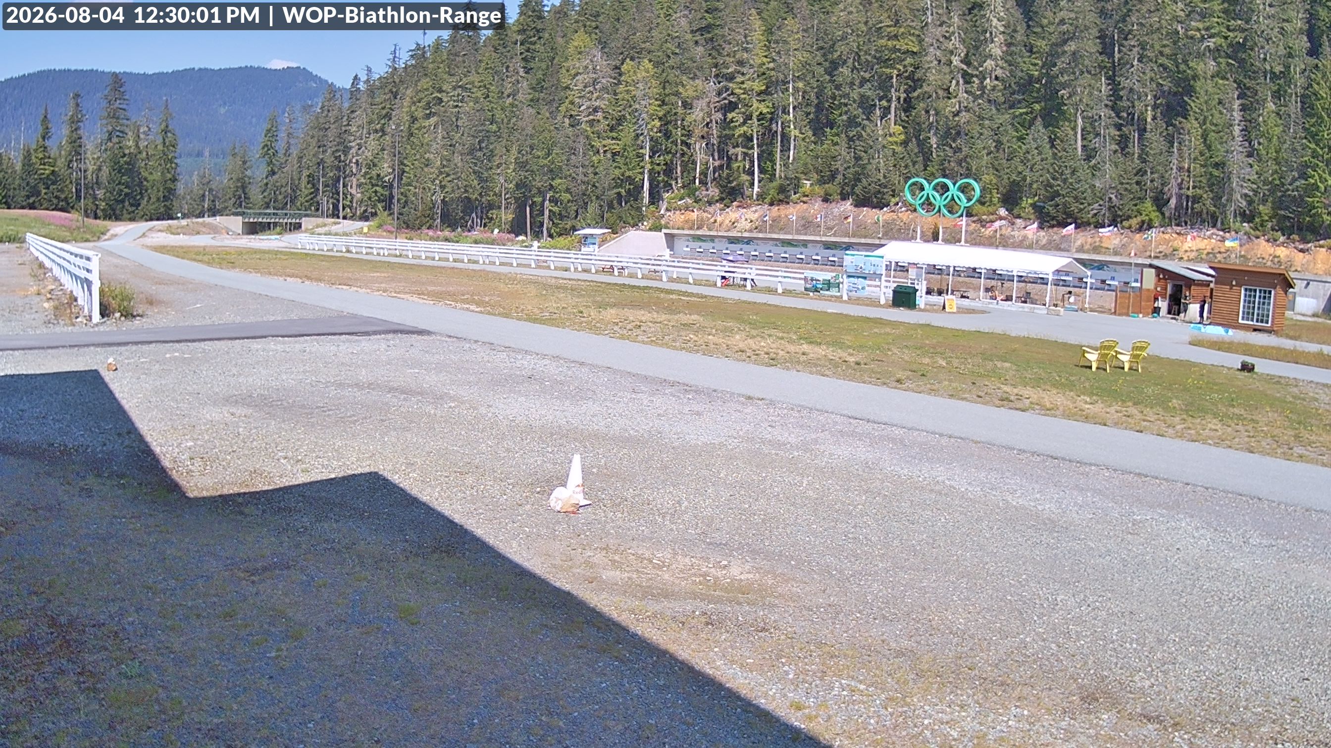 View looking North East to the Olympic Biathlon Range