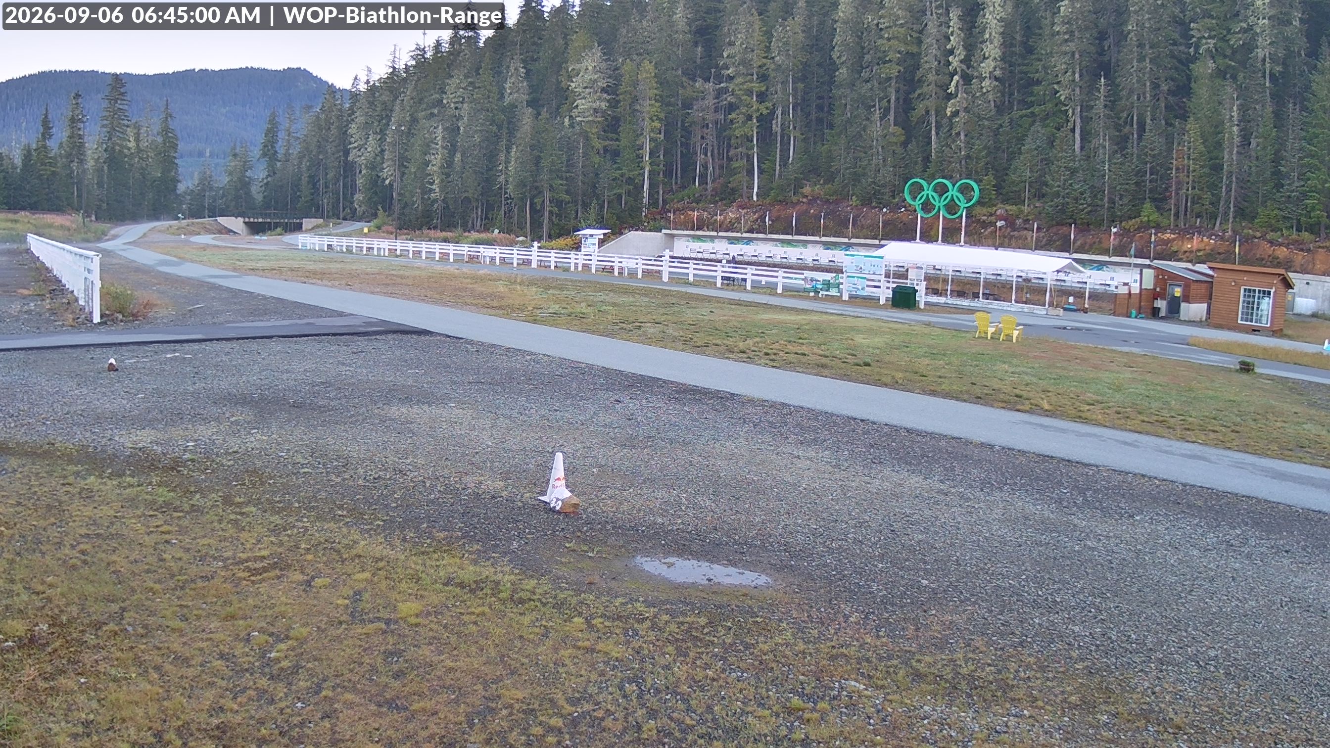 View looking North East to the Olympic Biathlon Range