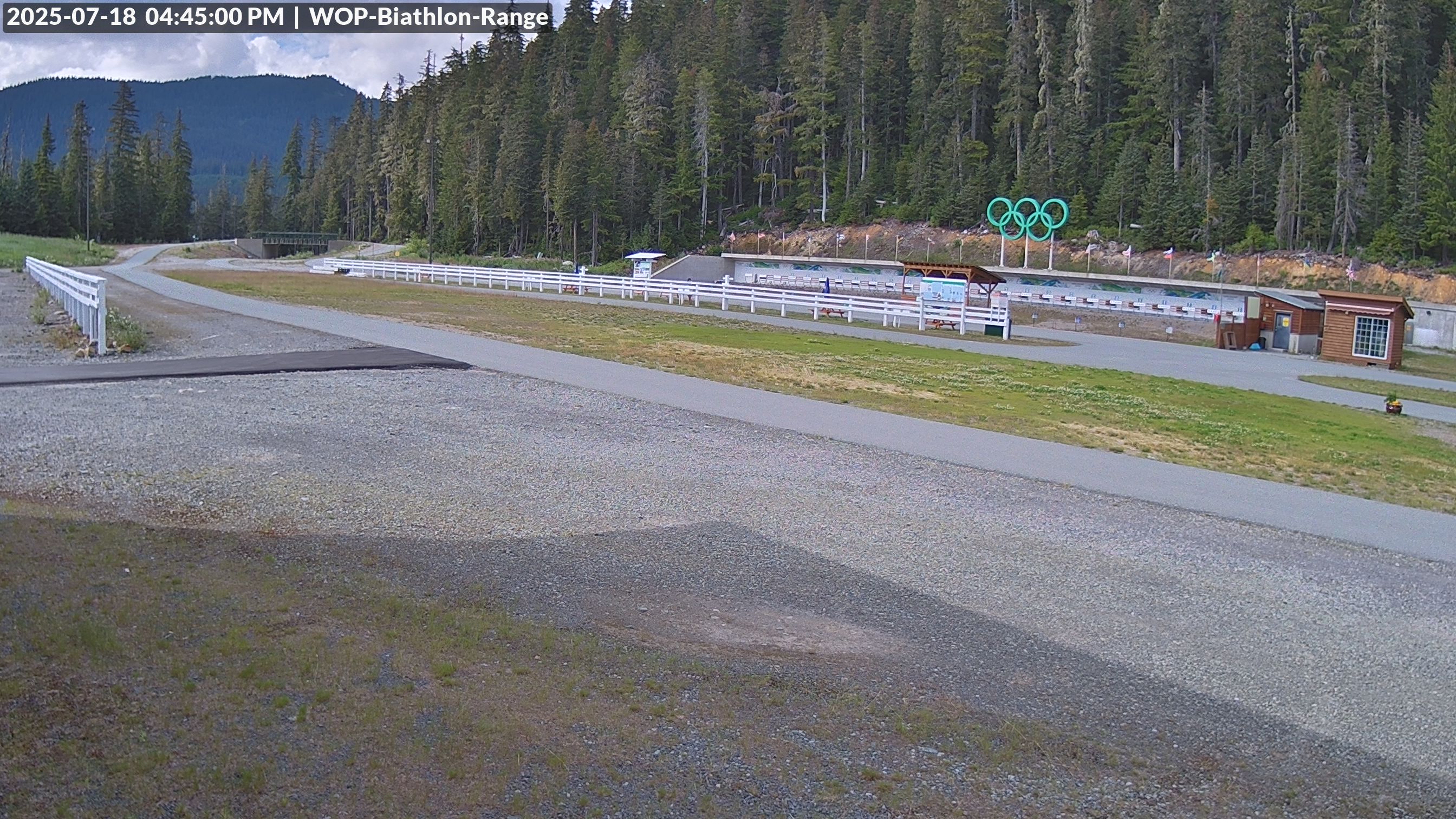 View looking North East to the Olympic Biathlon Range