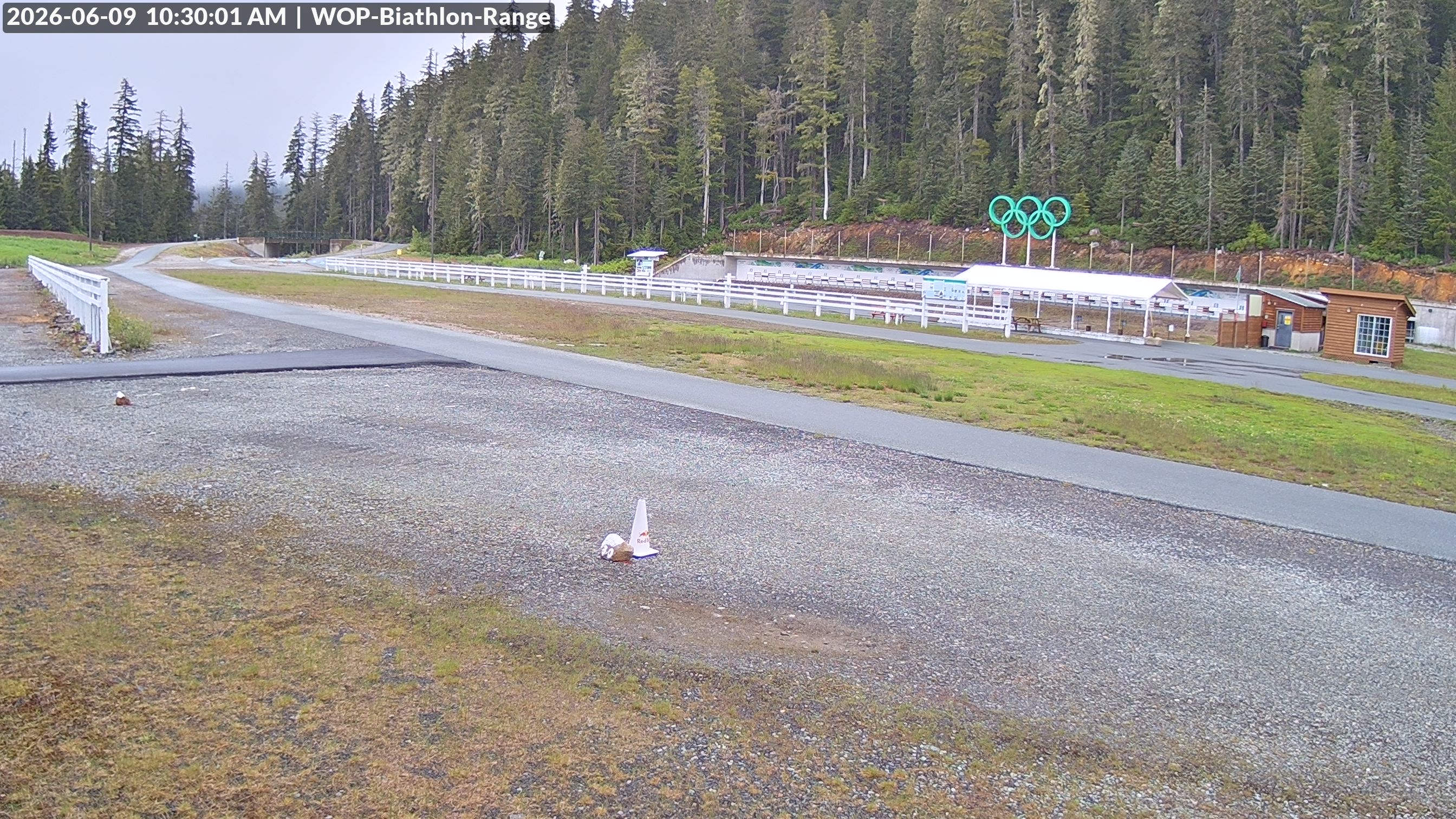 View looking North East to the Olympic Biathlon Range