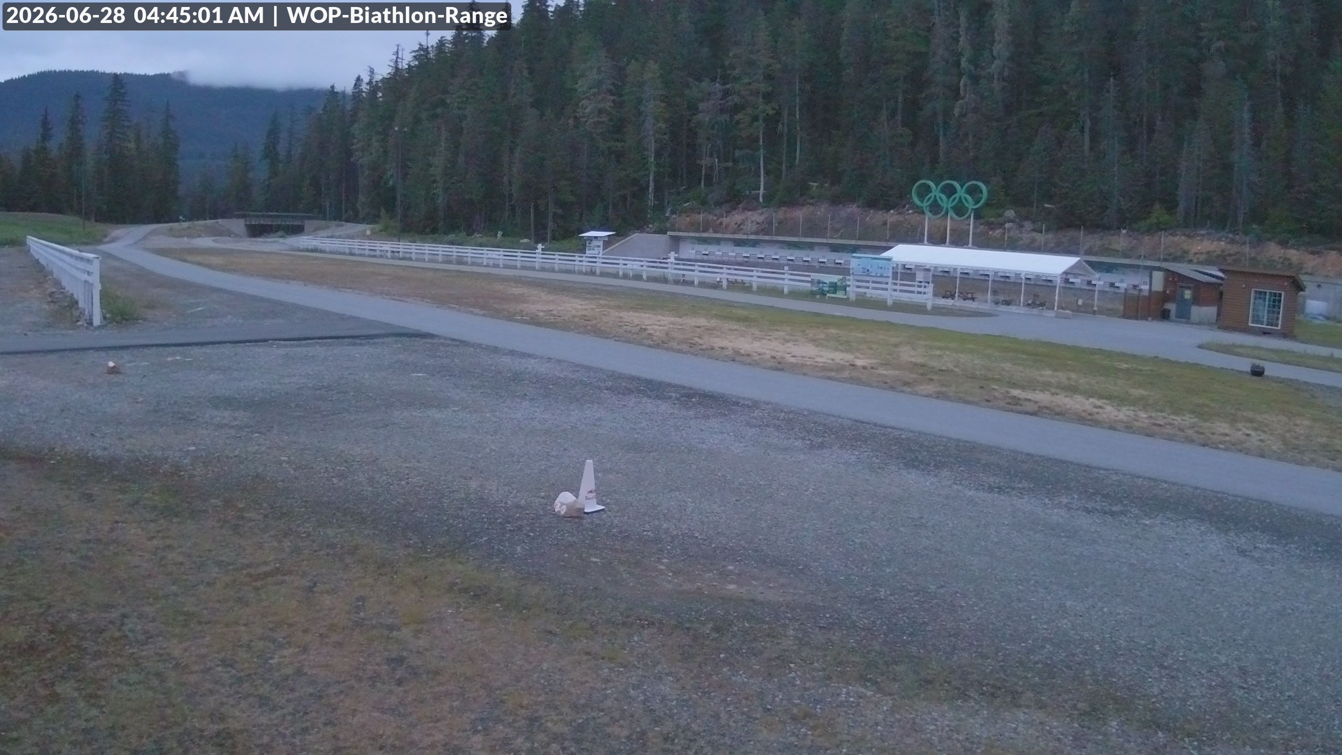 View looking North East to the Olympic Biathlon Range