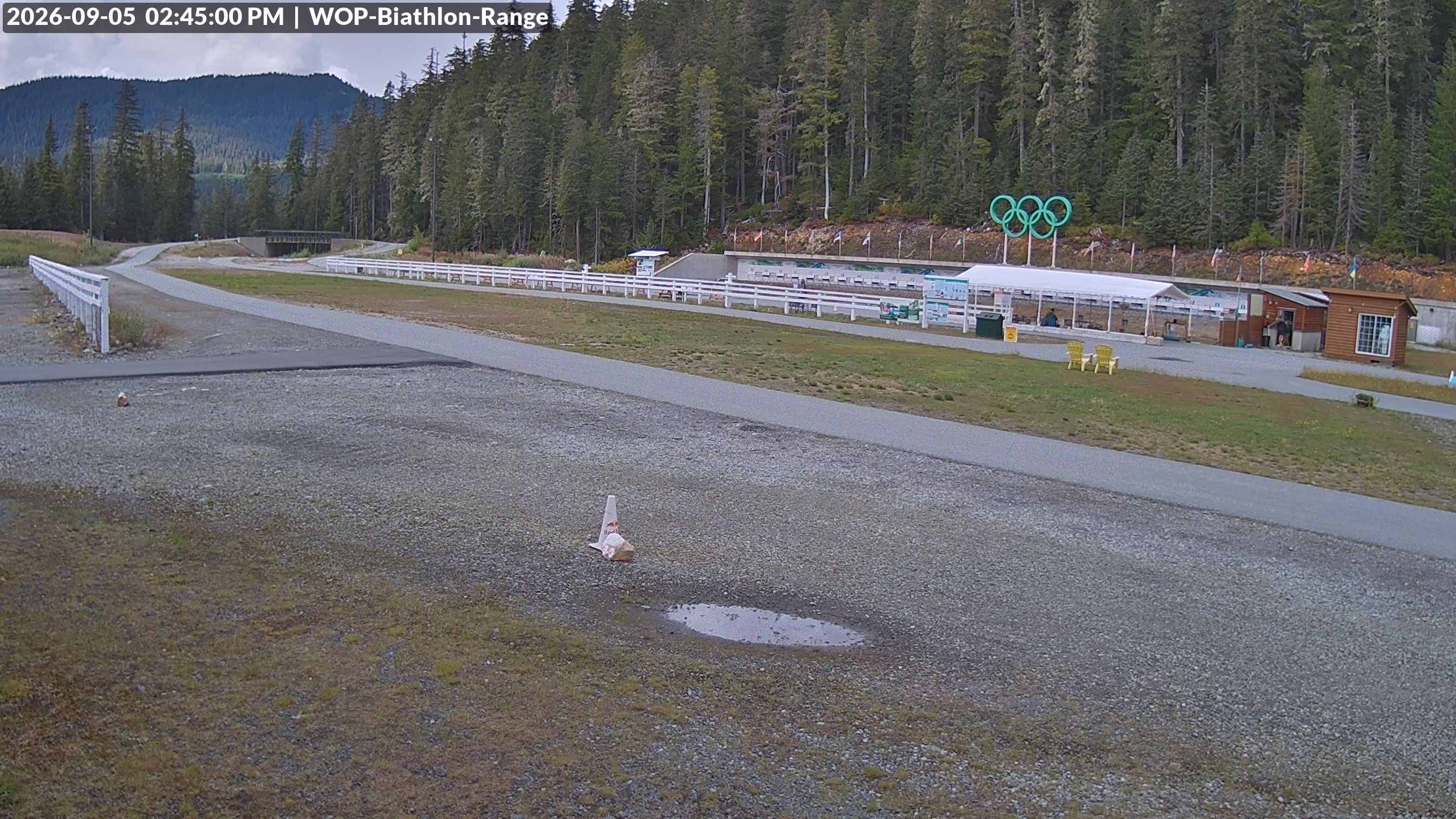 View looking North East to the Olympic Biathlon Range