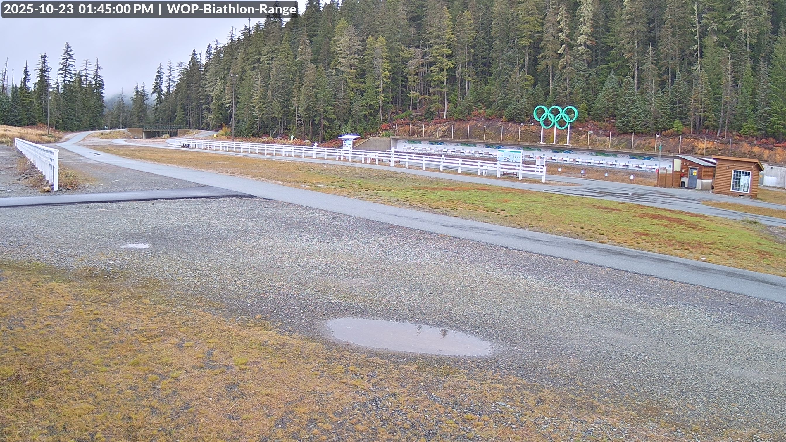 View looking North East to the Olympic Biathlon Range