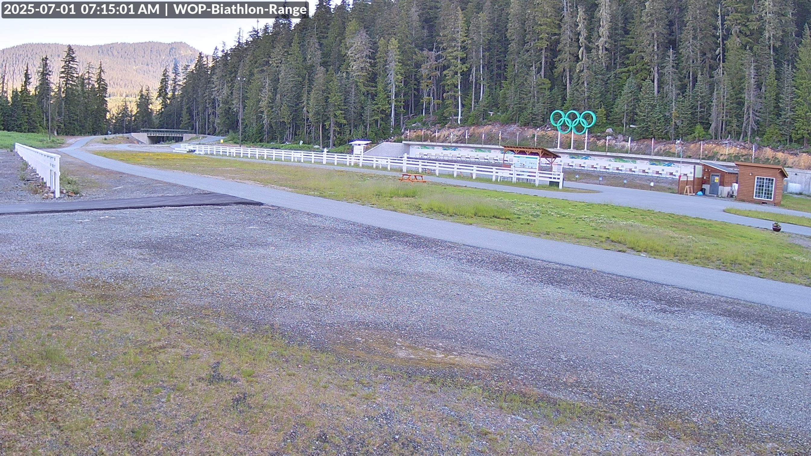 View looking North East to the Olympic Biathlon Range