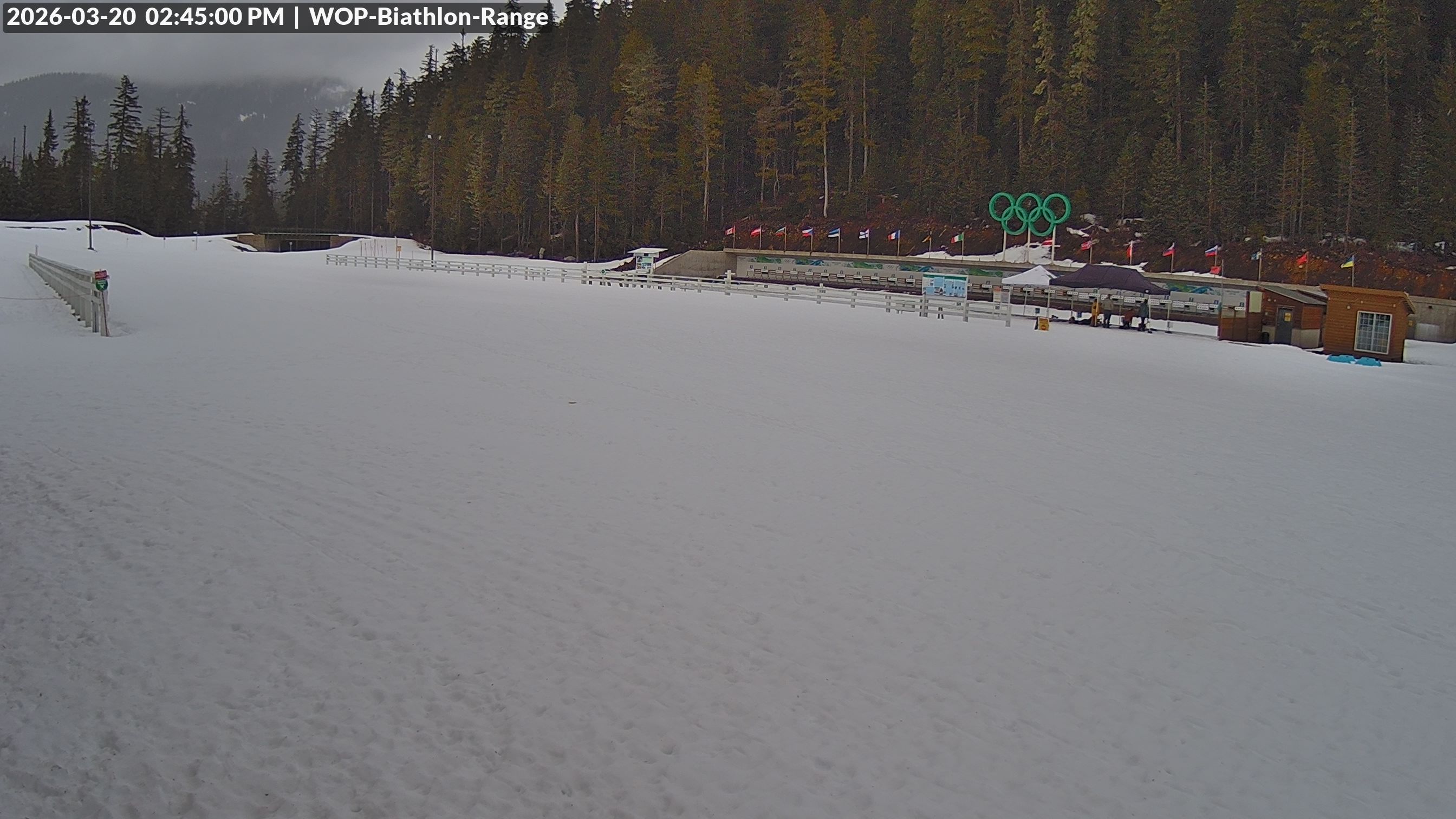 View looking North East to the Olympic Biathlon Range