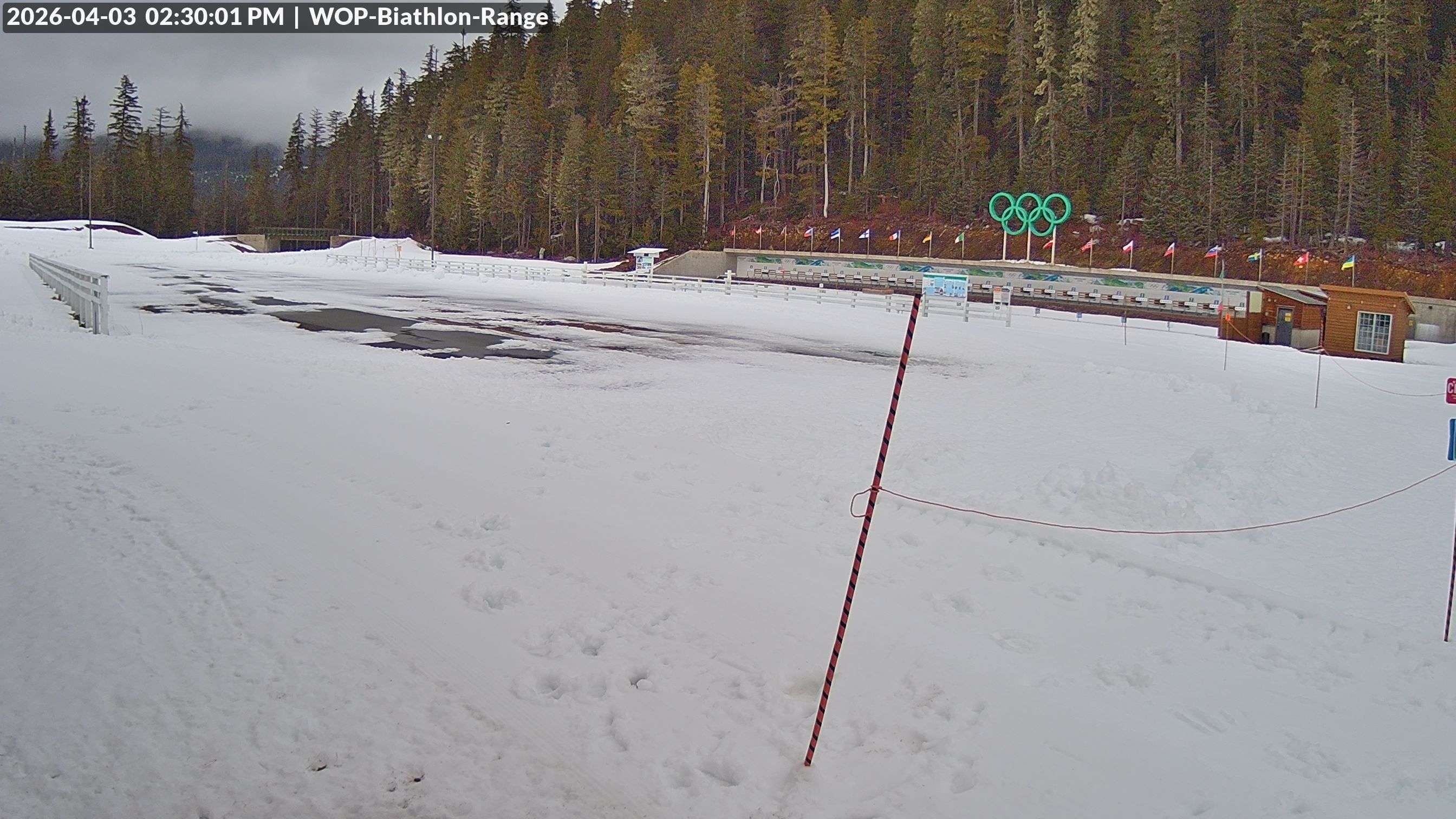 View looking North East to the Olympic Biathlon Range