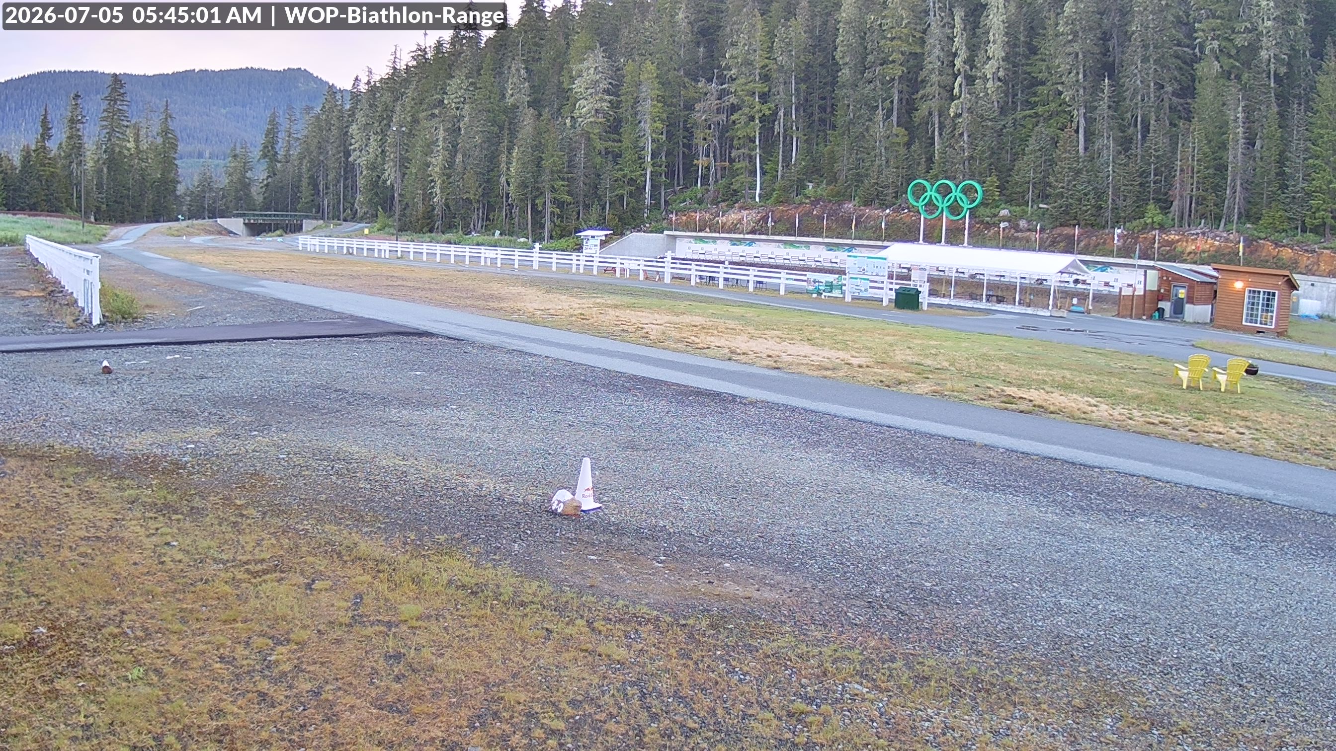 View looking North East to the Olympic Biathlon Range