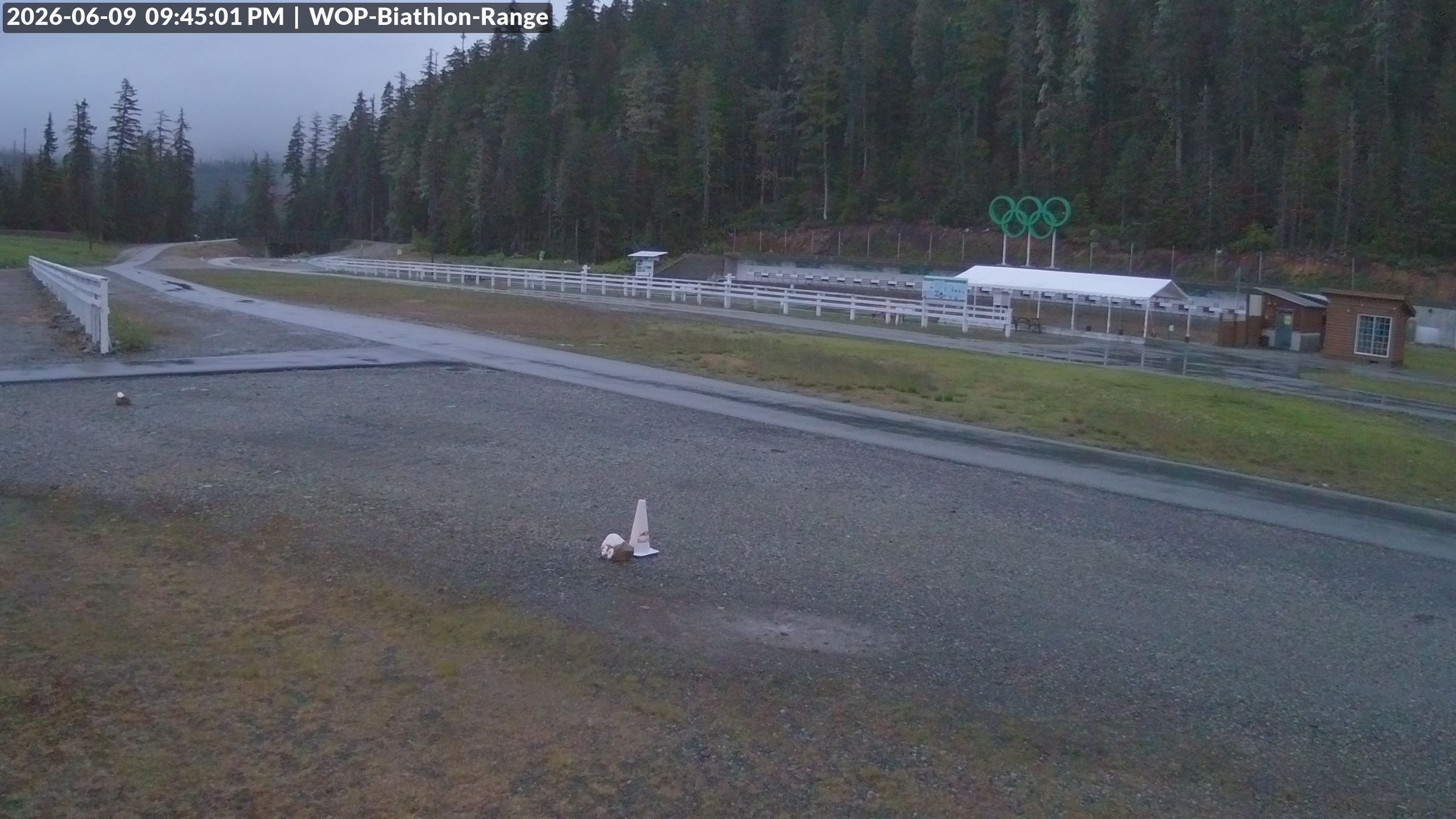 View looking North East to the Olympic Biathlon Range