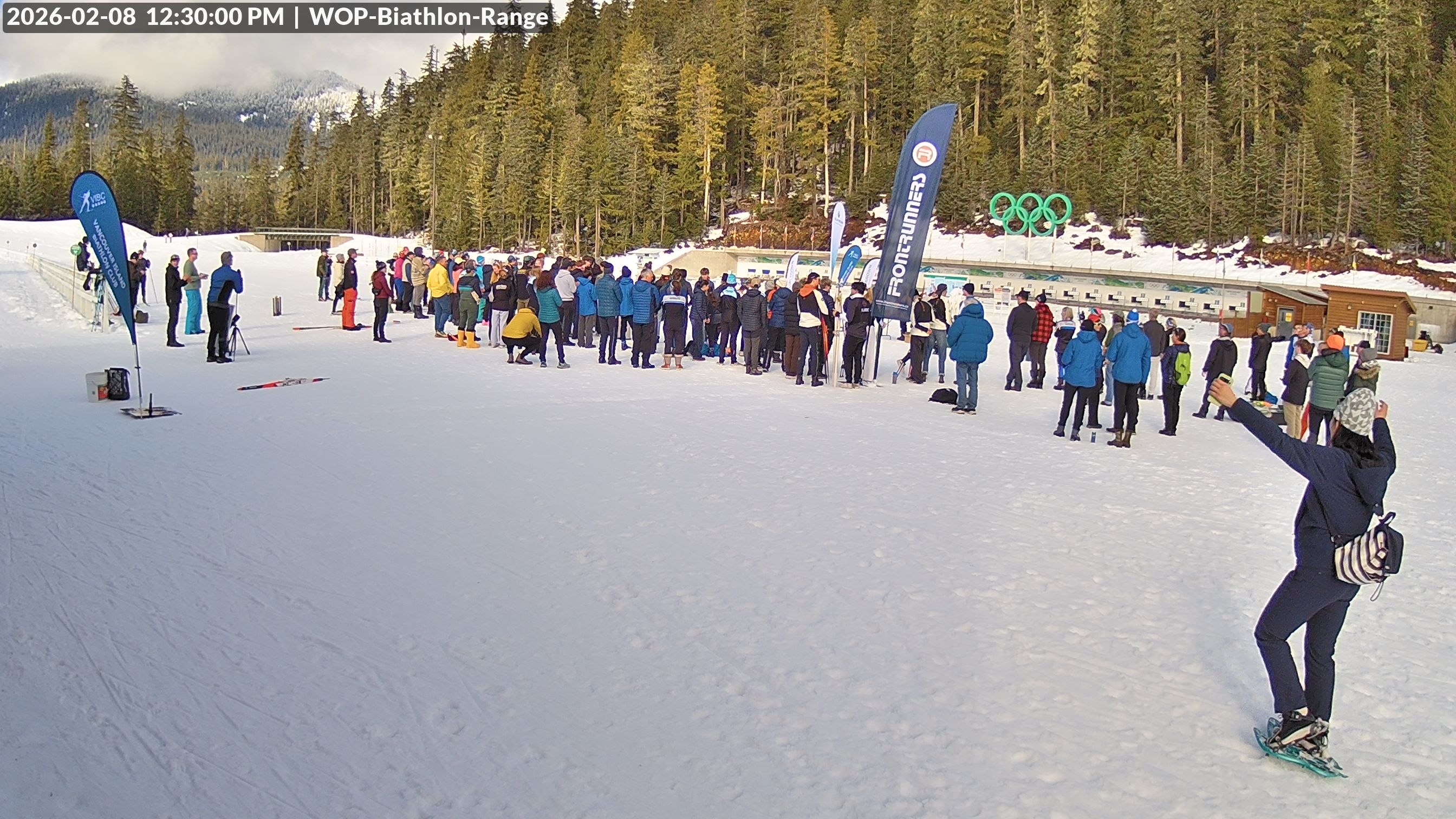 View looking North East to the Olympic Biathlon Range