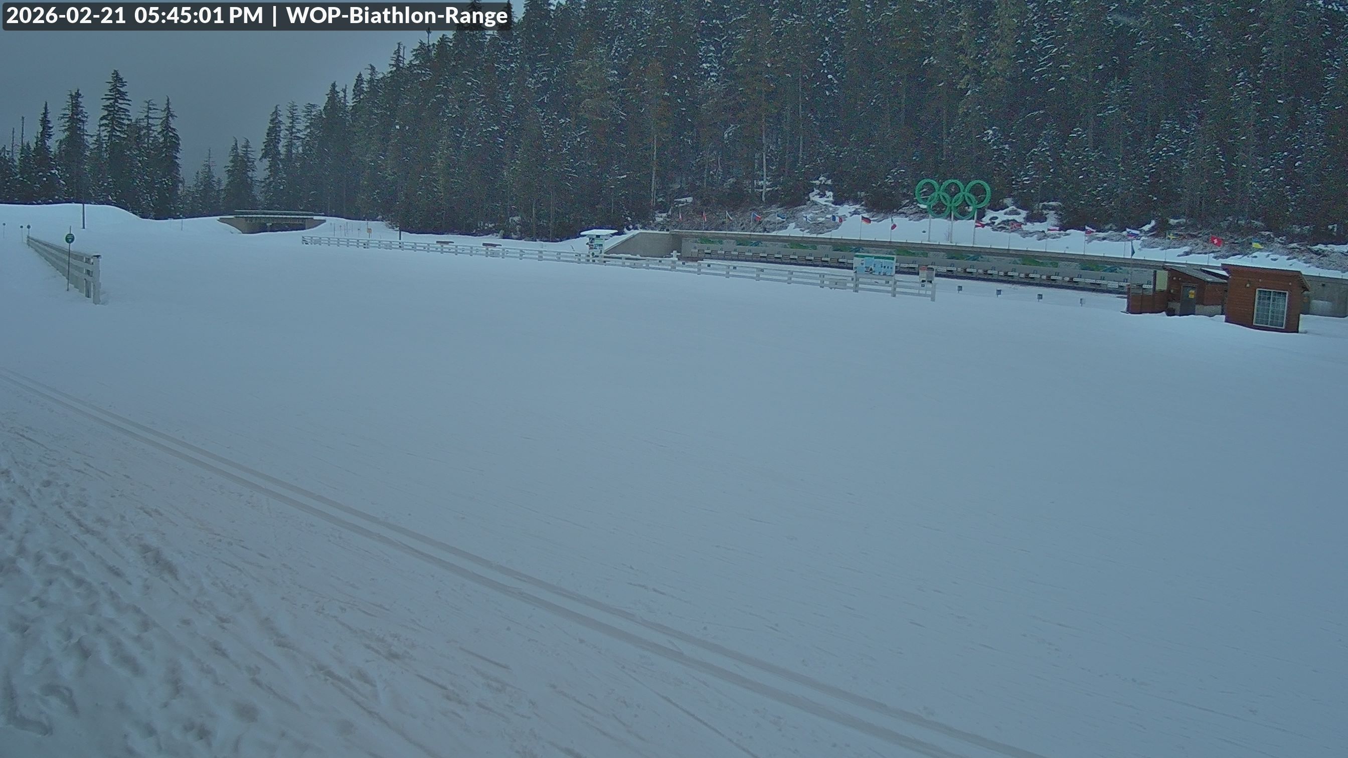 View looking North East to the Olympic Biathlon Range