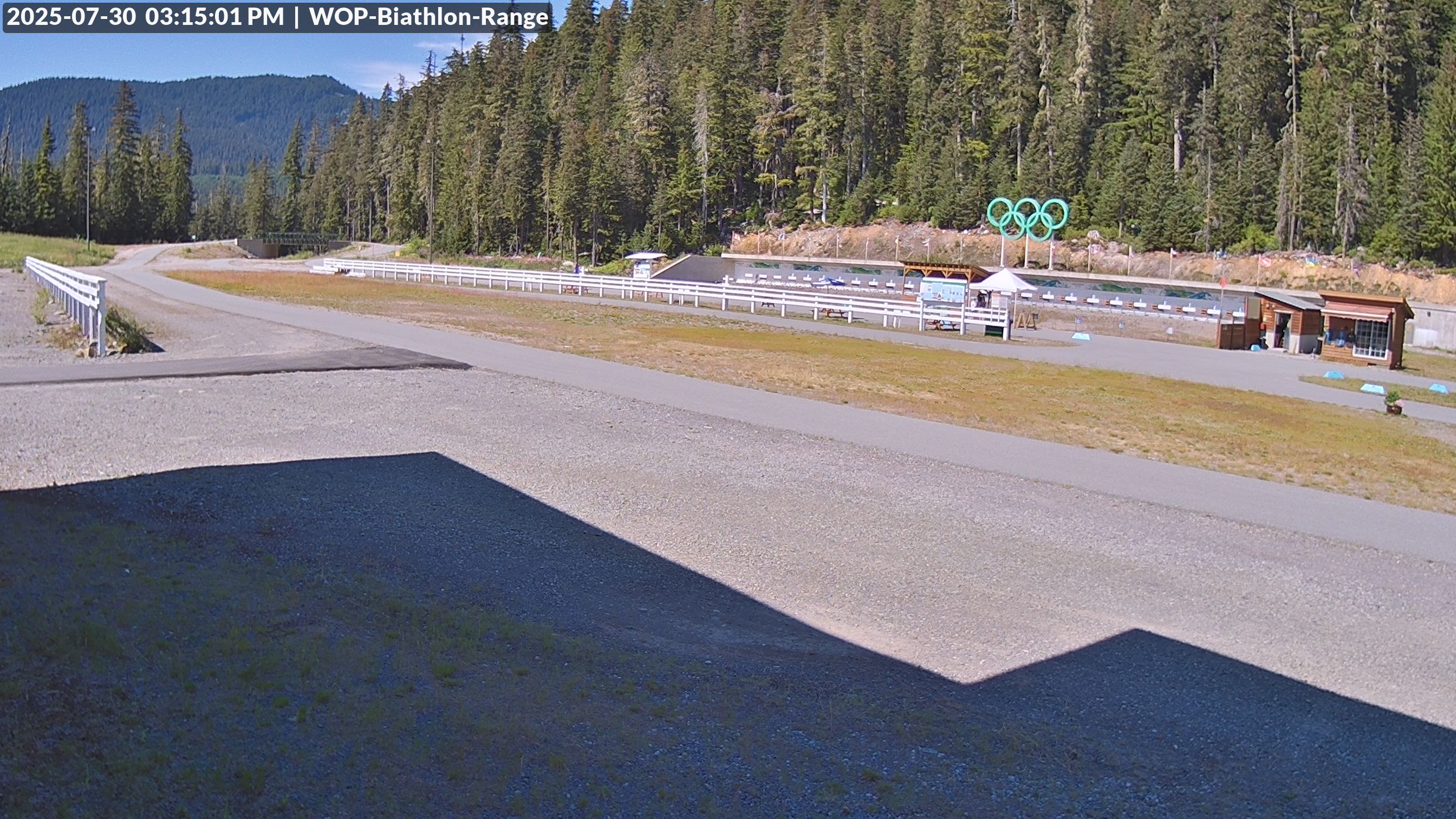 View looking North East to the Olympic Biathlon Range