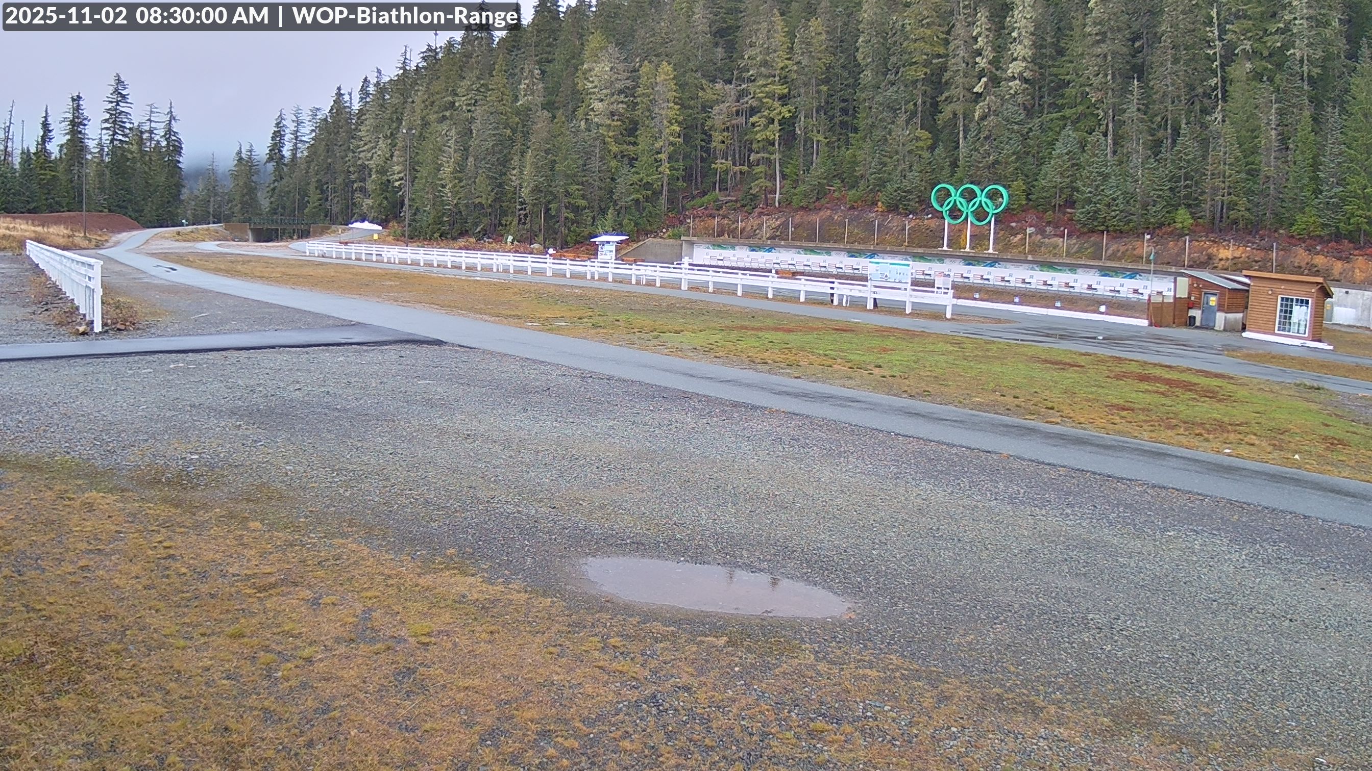 View looking North East to the Olympic Biathlon Range