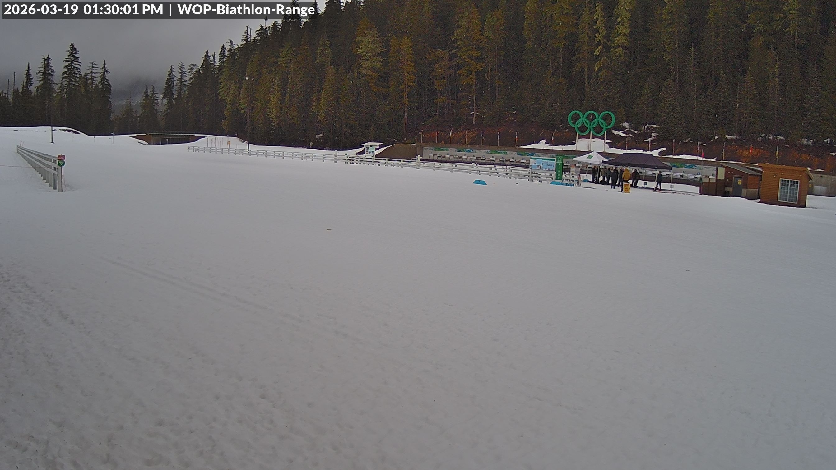 View looking North East to the Olympic Biathlon Range