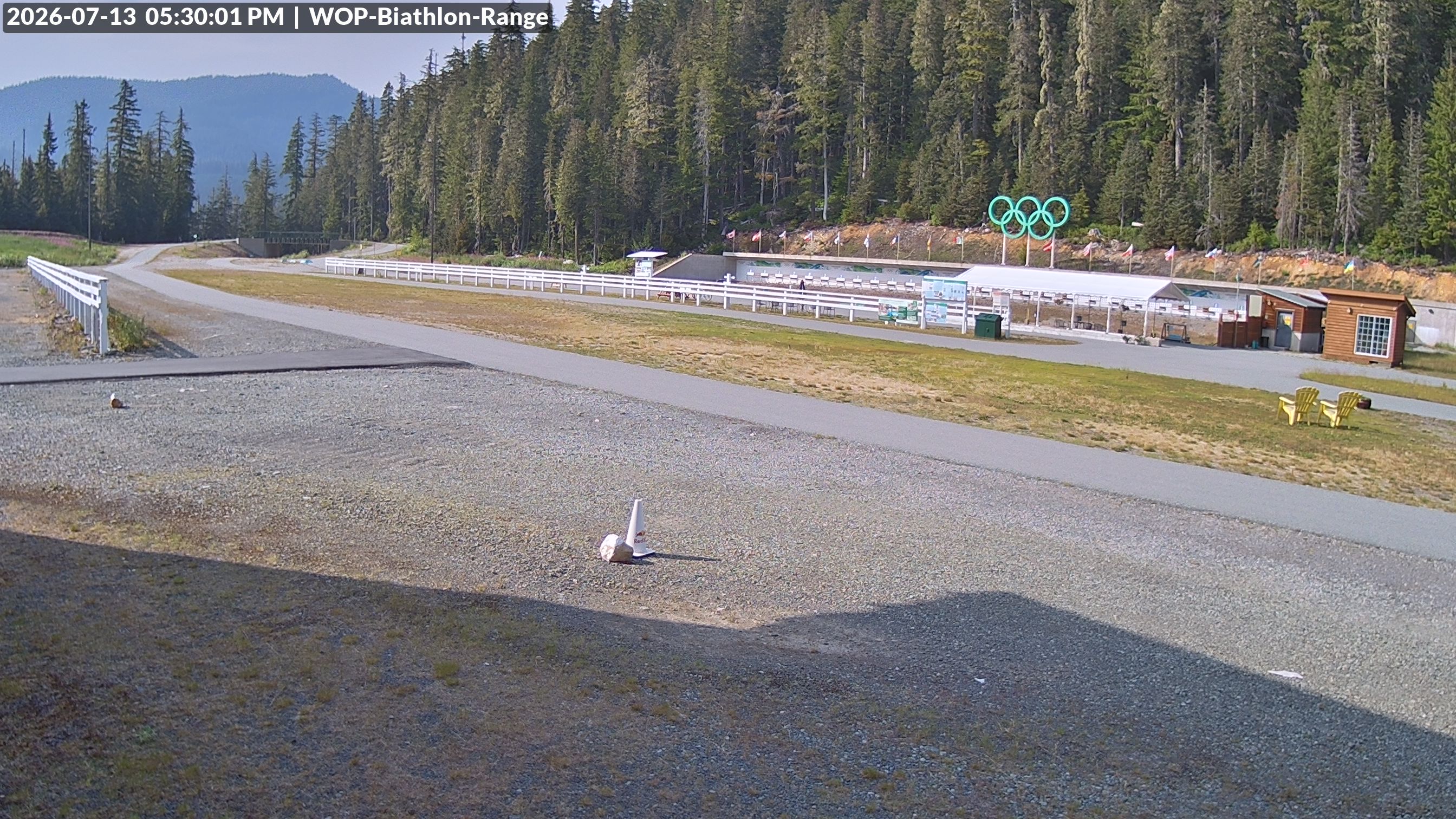 View looking North East to the Olympic Biathlon Range