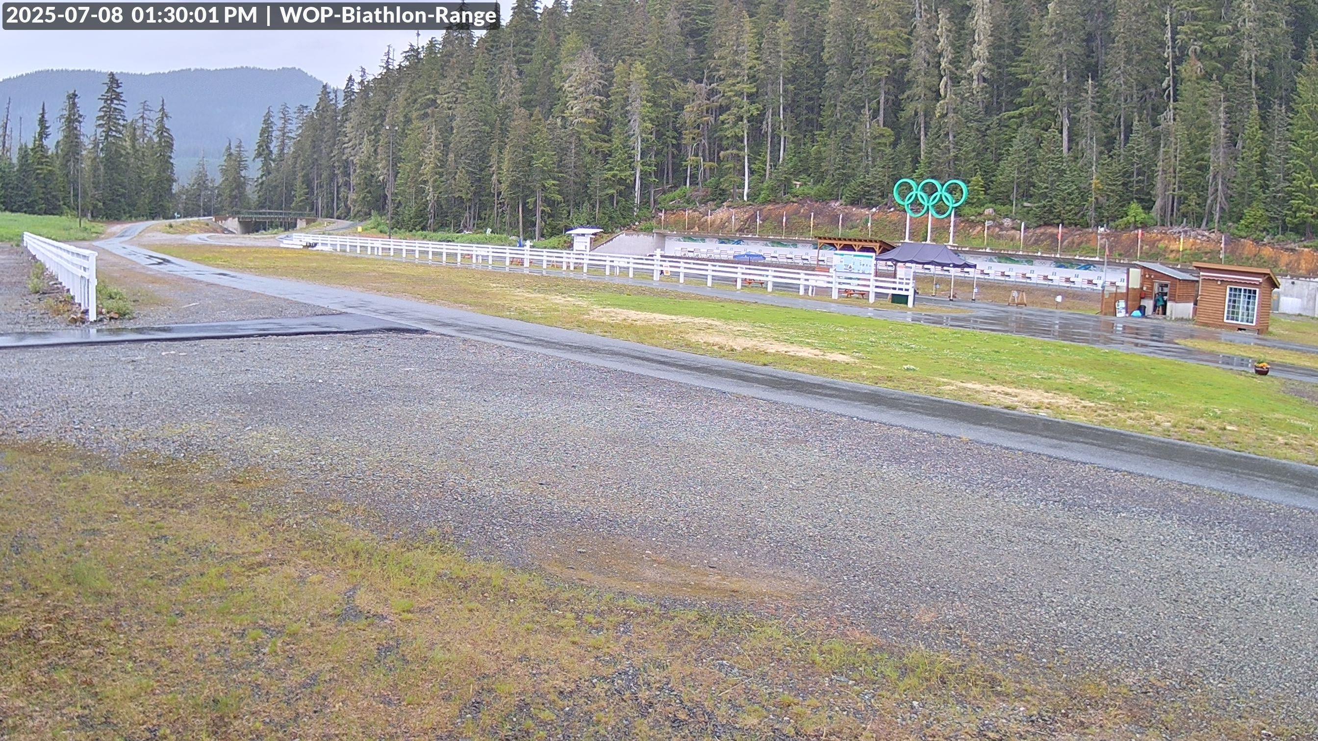 View looking North East to the Olympic Biathlon Range