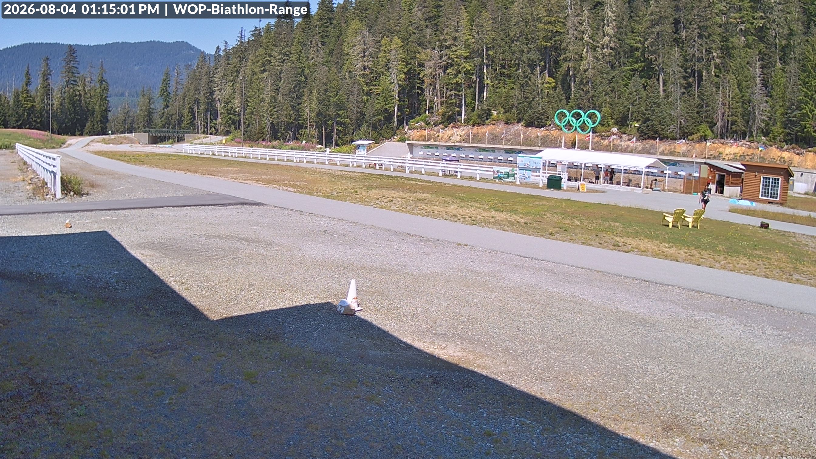 View looking North East to the Olympic Biathlon Range