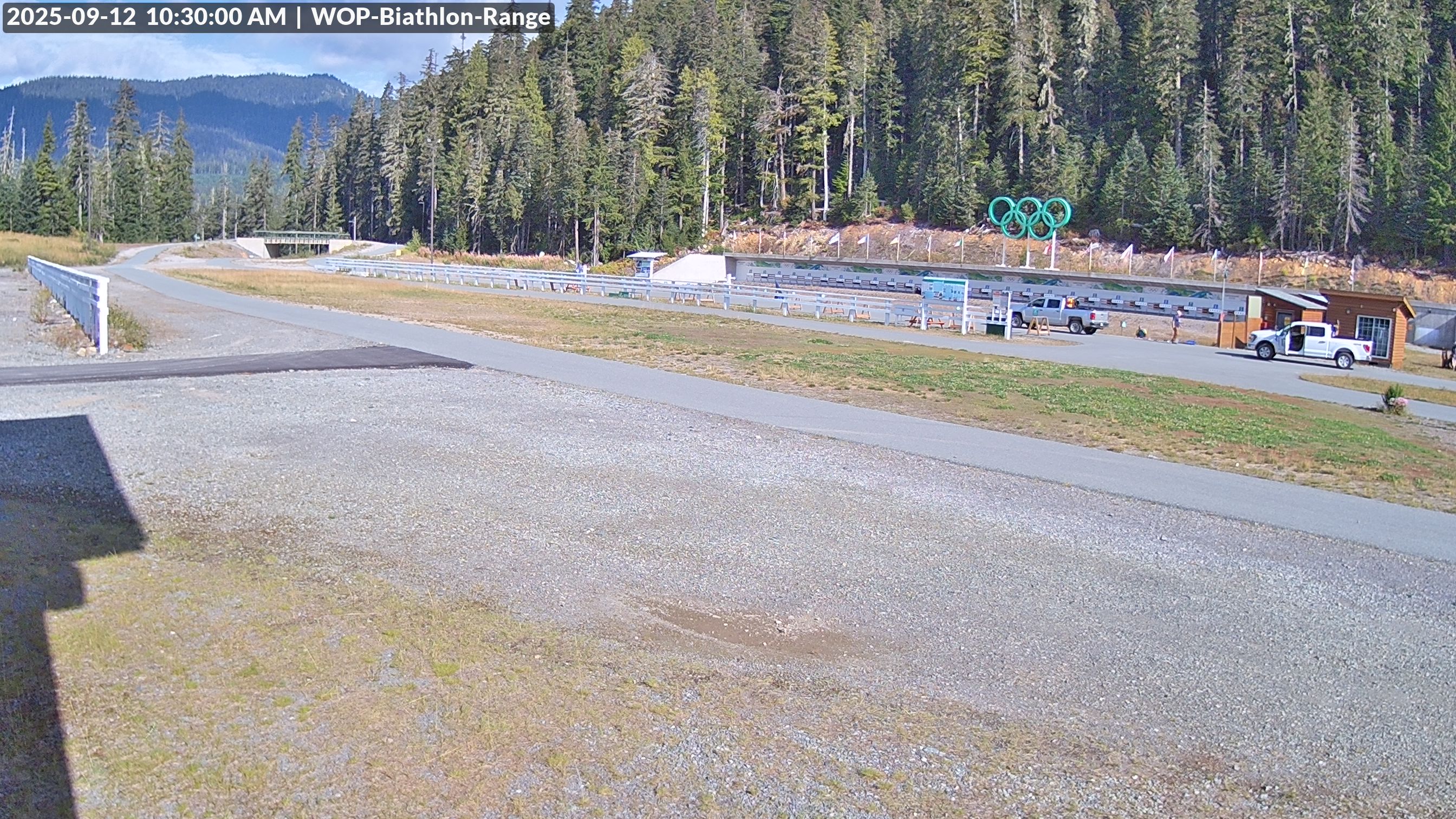 View looking North East to the Olympic Biathlon Range