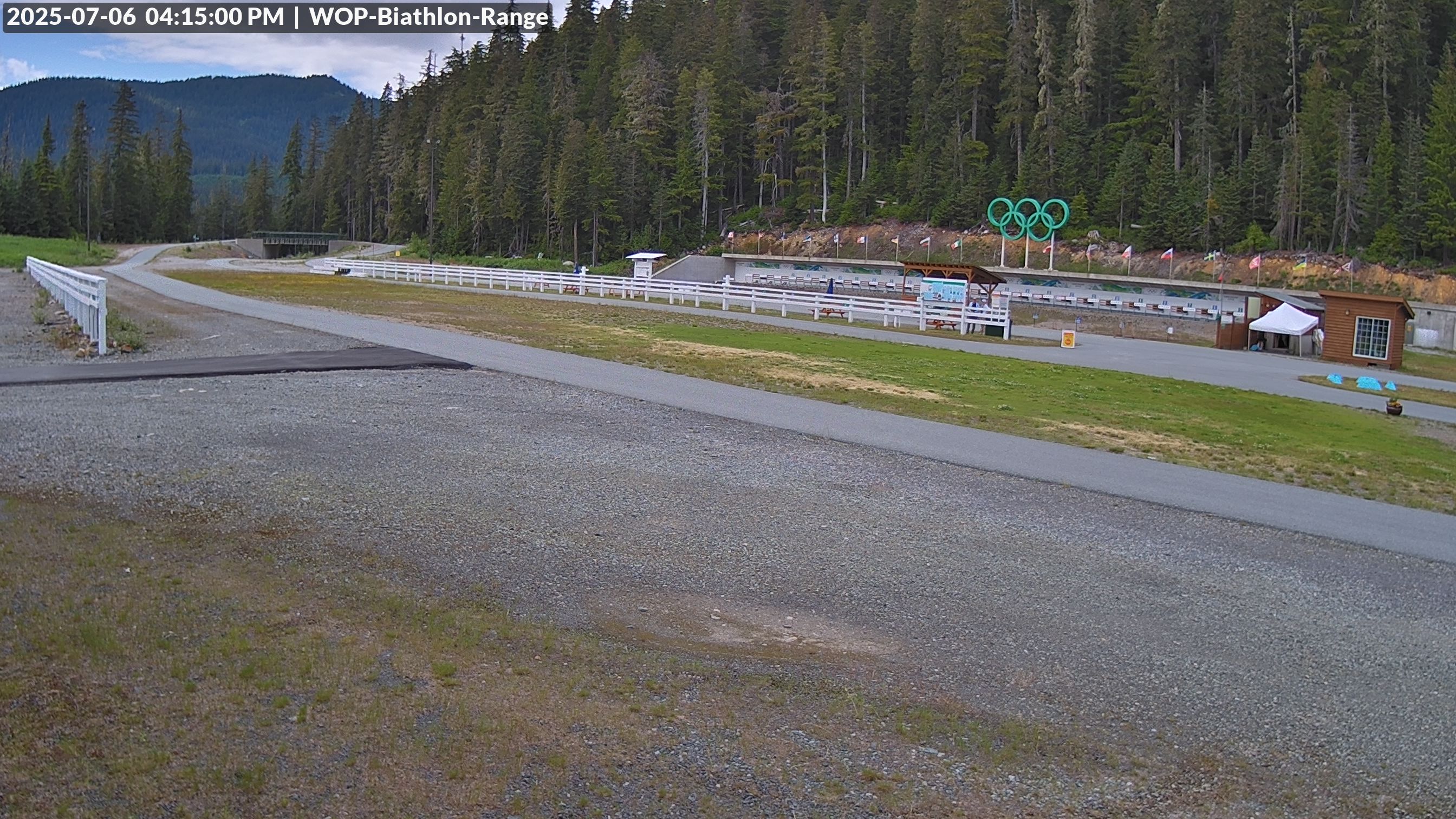 View looking North East to the Olympic Biathlon Range