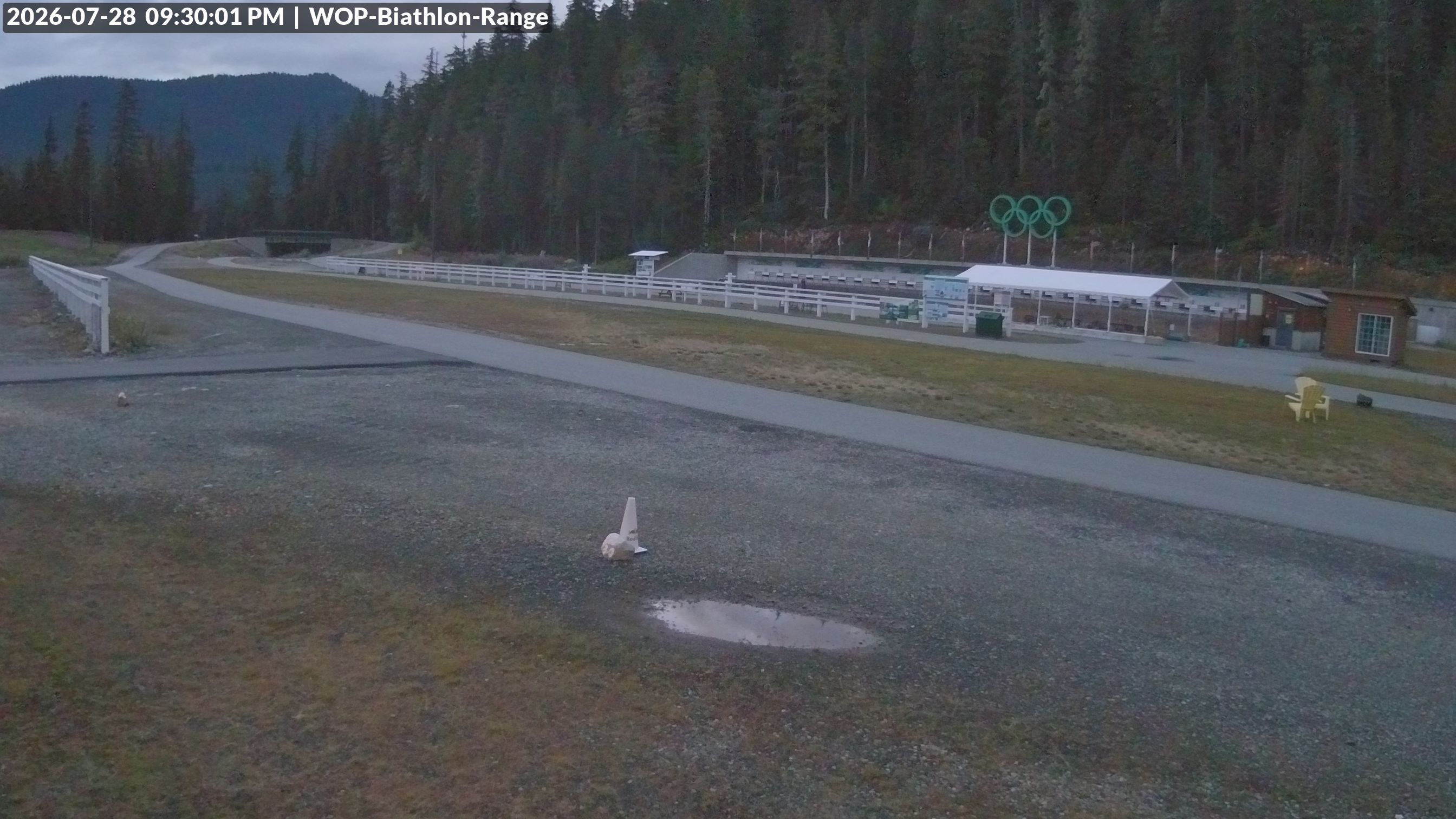 View looking North East to the Olympic Biathlon Range