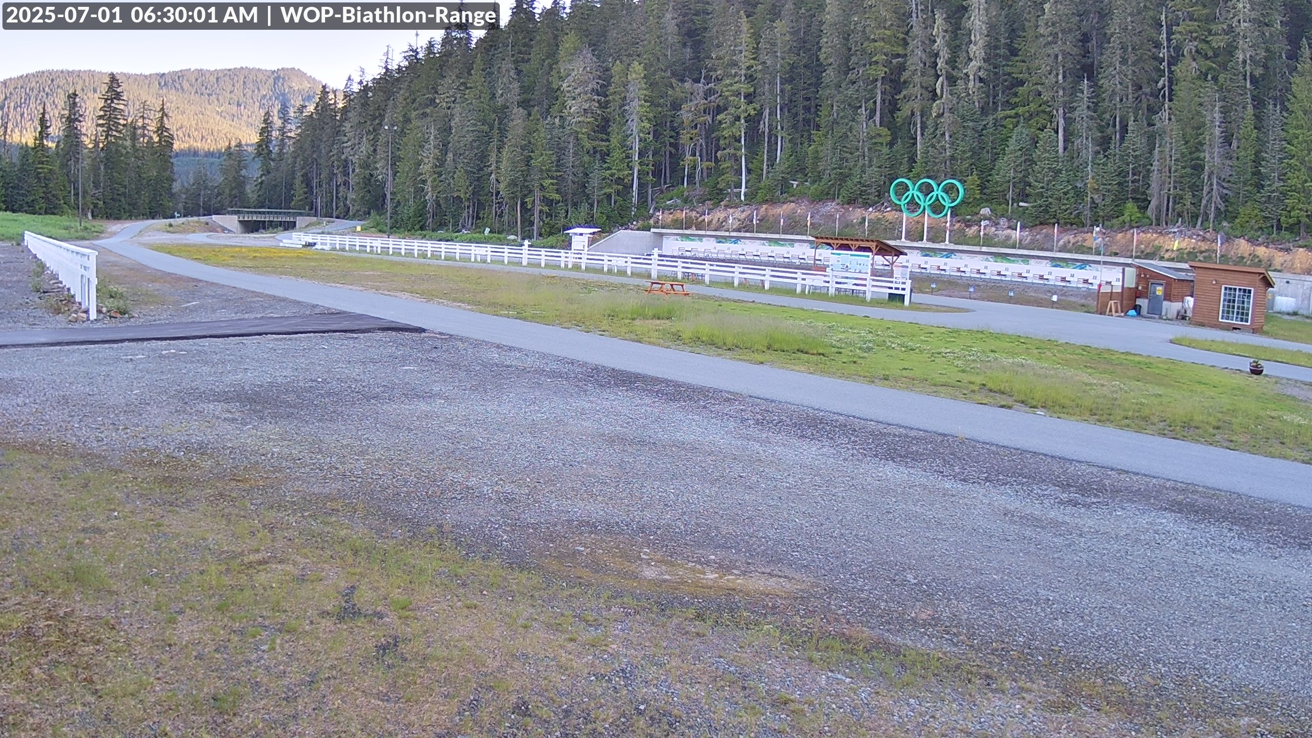 View looking North East to the Olympic Biathlon Range
