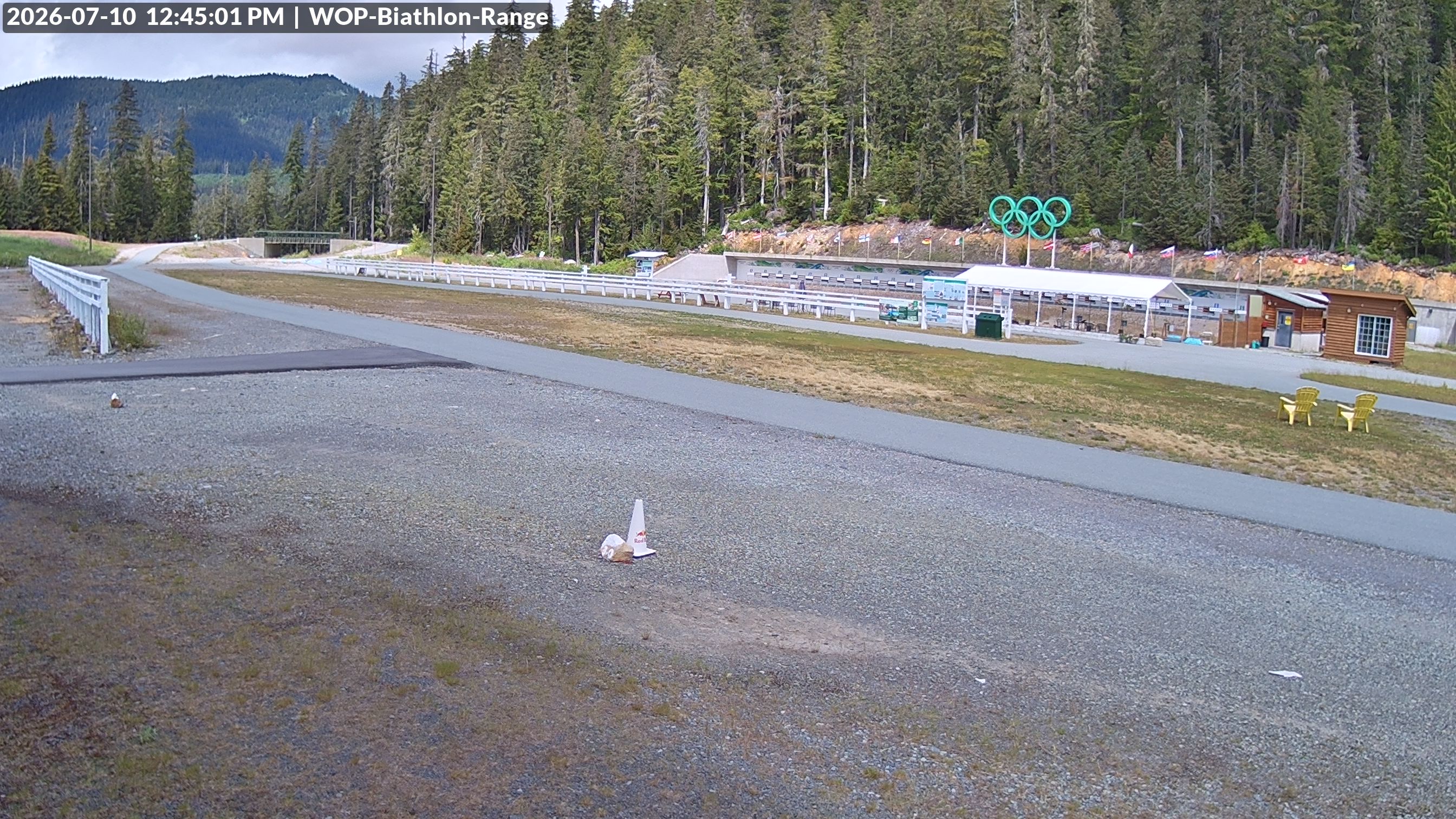 View looking North East to the Olympic Biathlon Range