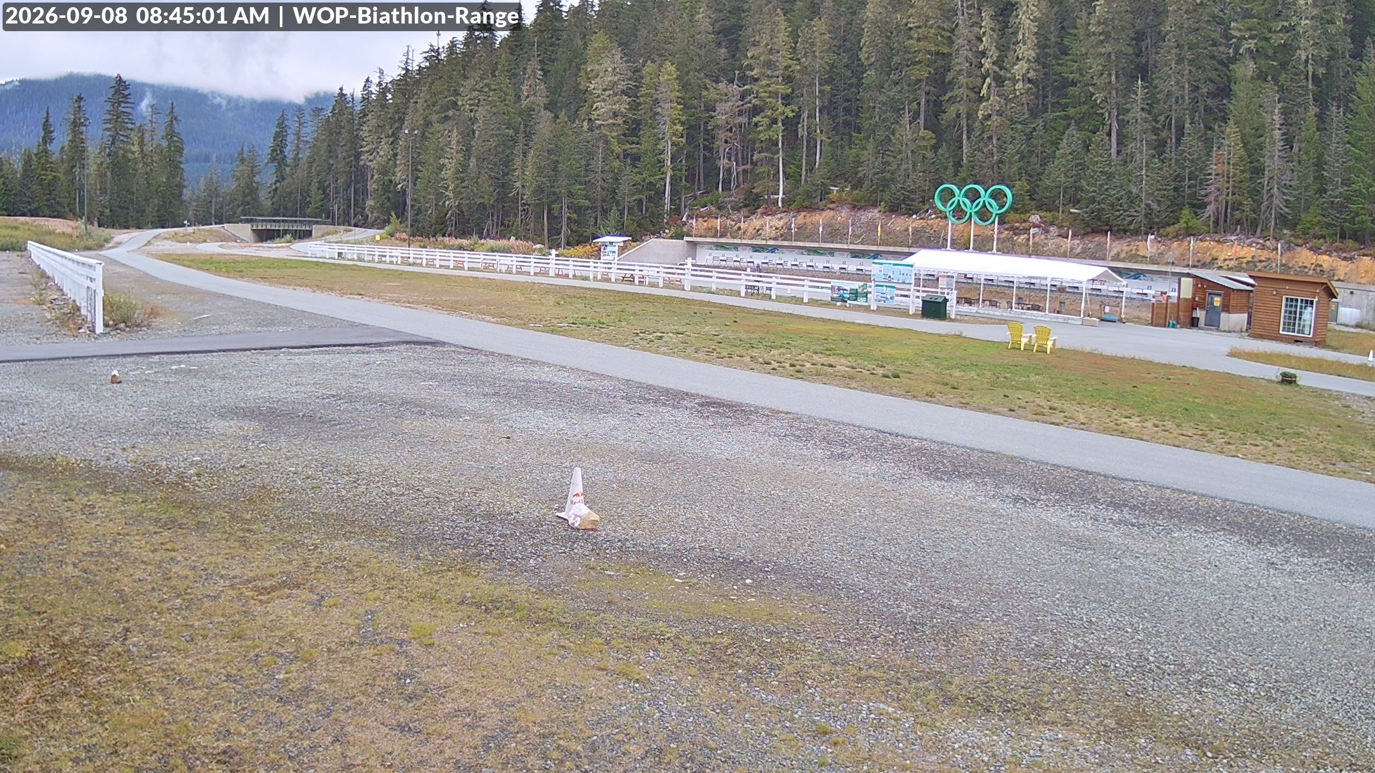 View looking North East to the Olympic Biathlon Range
