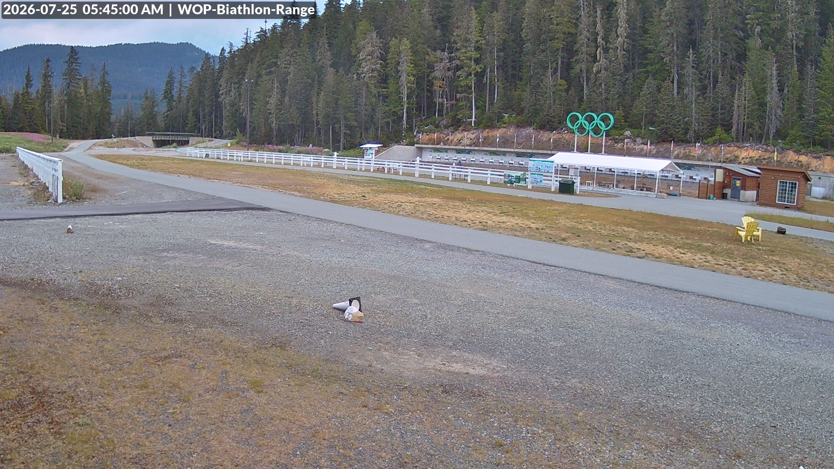 View looking North East to the Olympic Biathlon Range