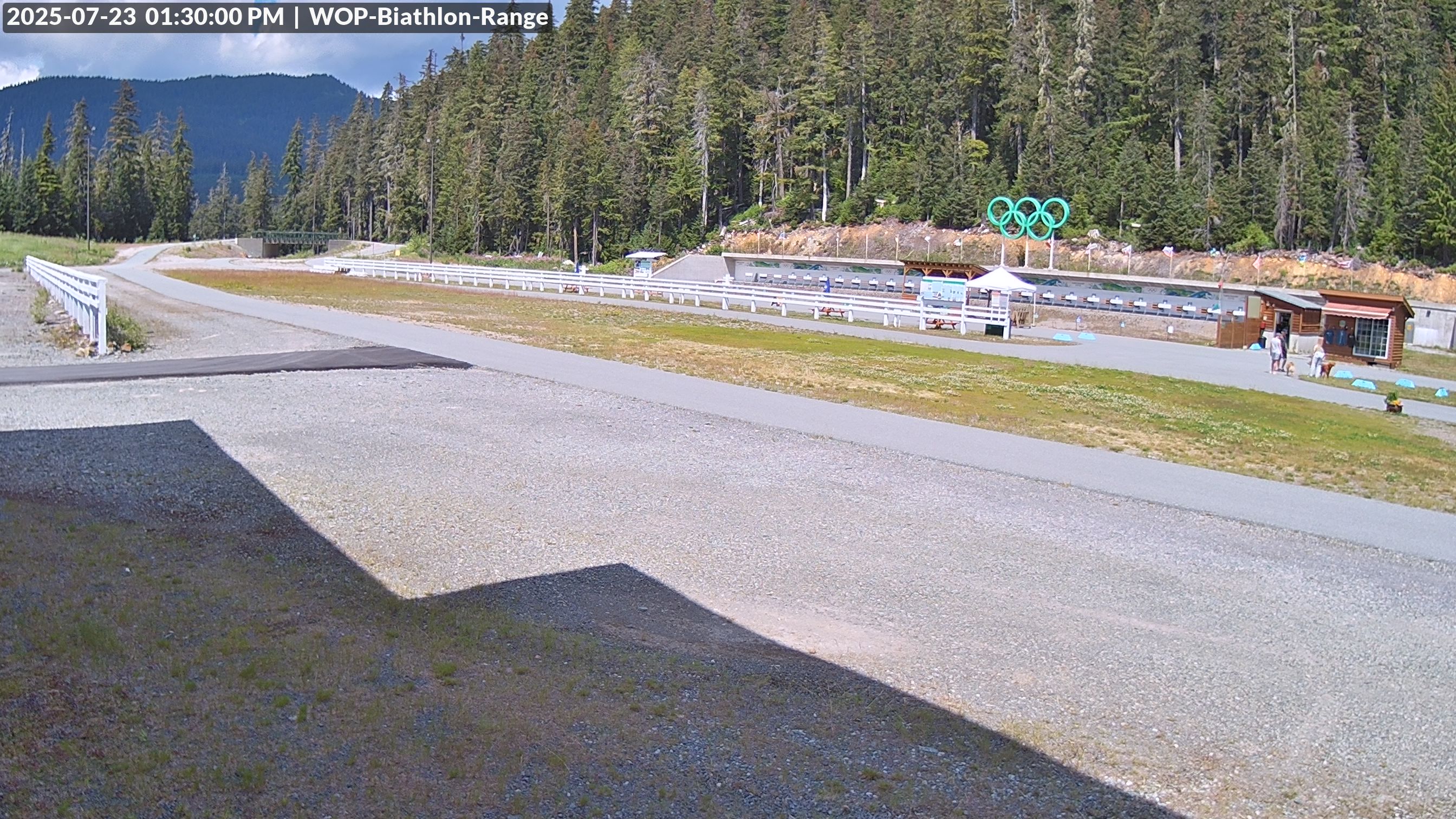 View looking North East to the Olympic Biathlon Range