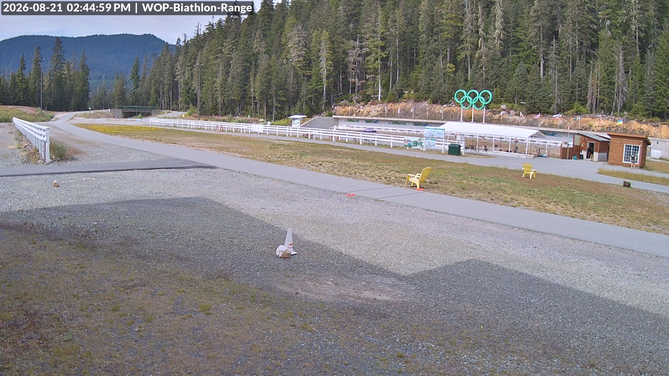 View looking North East to the Olympic Biathlon Range