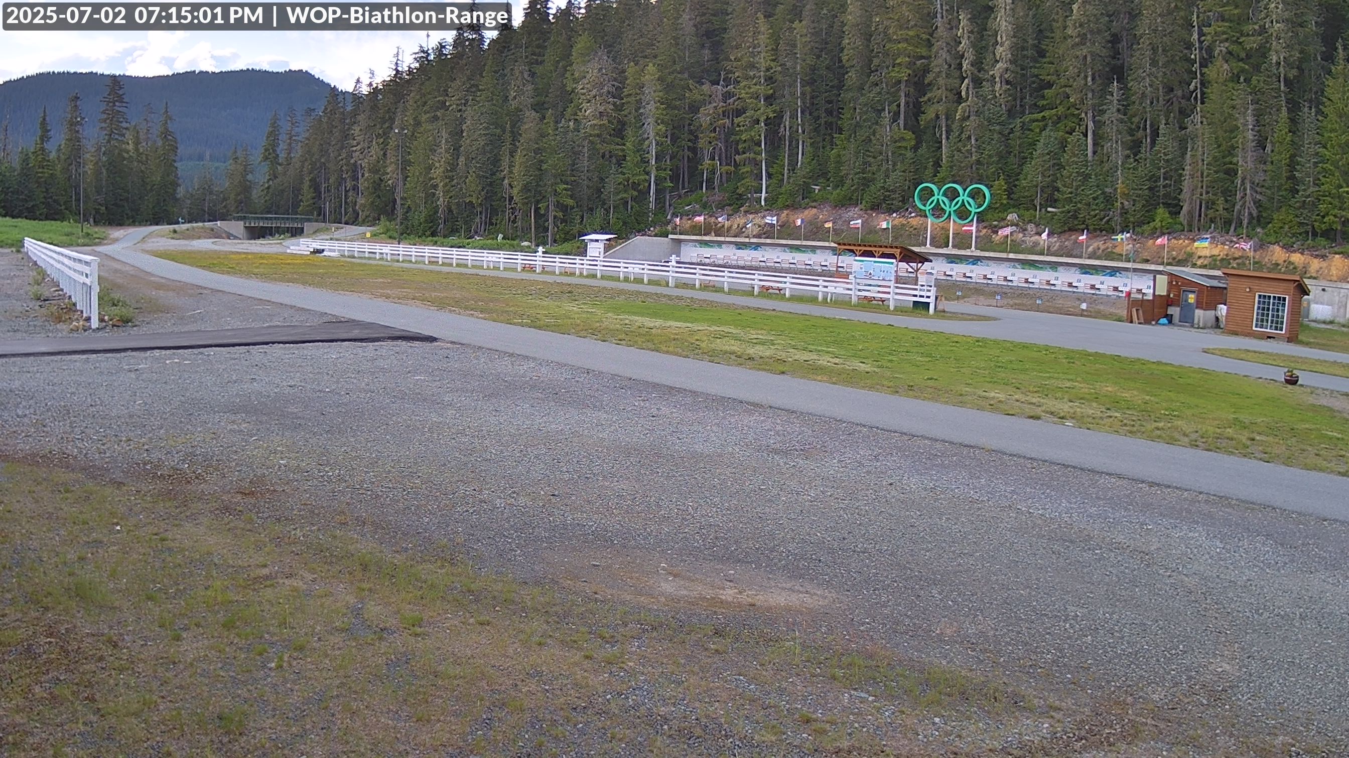 View looking North East to the Olympic Biathlon Range