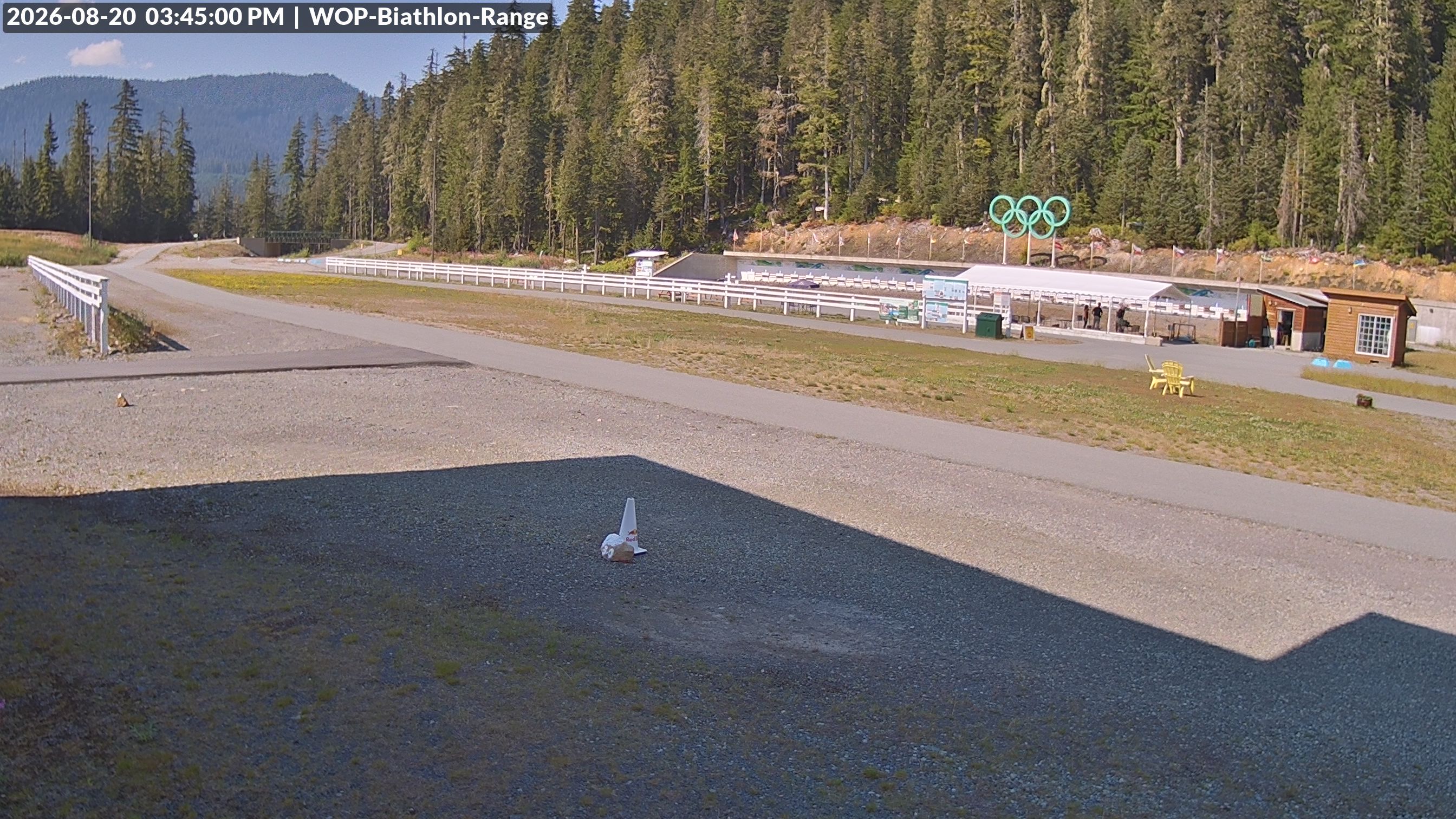 View looking North East to the Olympic Biathlon Range