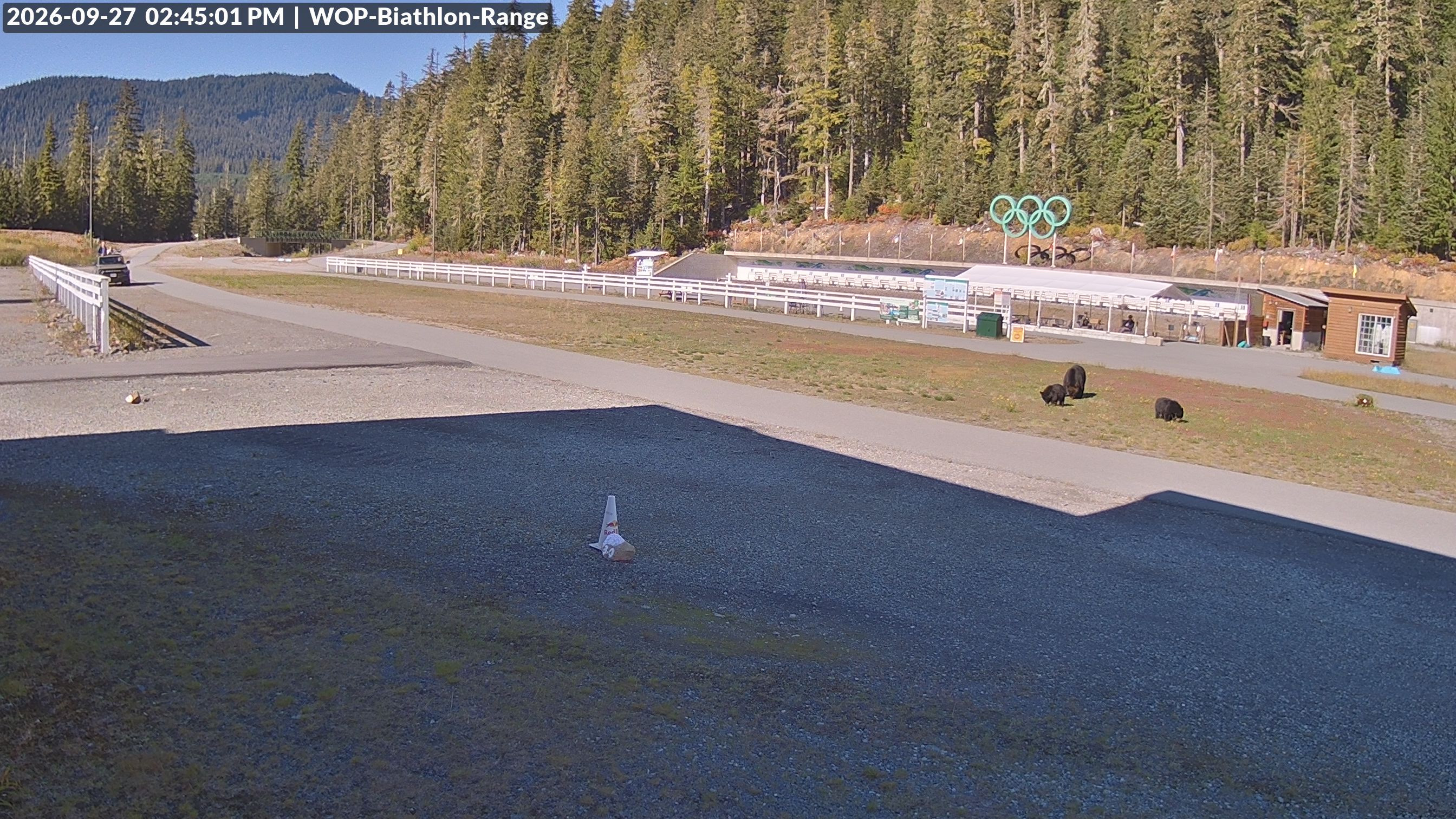 View looking North East to the Olympic Biathlon Range