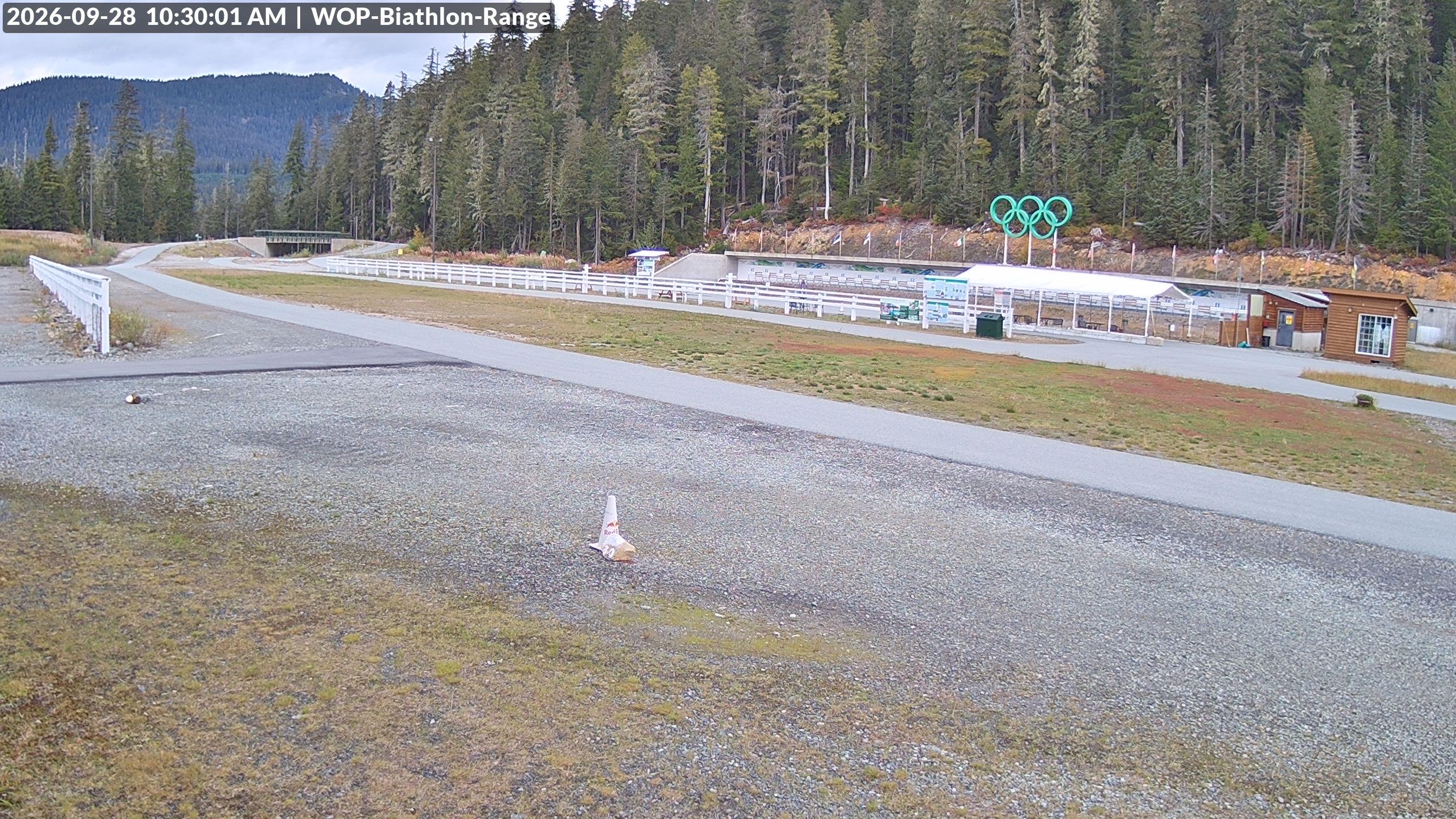 View looking North East to the Olympic Biathlon Range