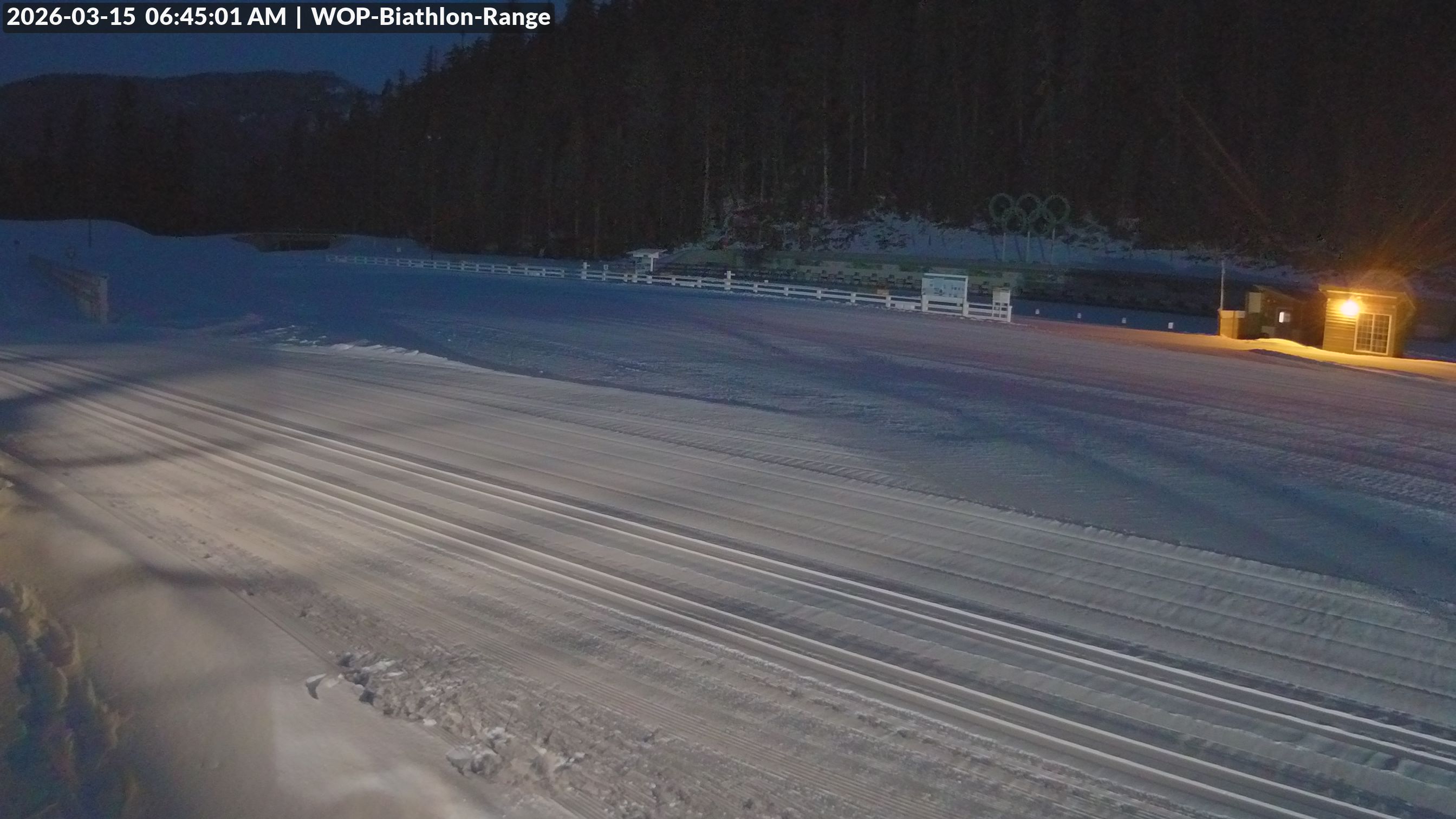 View looking North East to the Olympic Biathlon Range