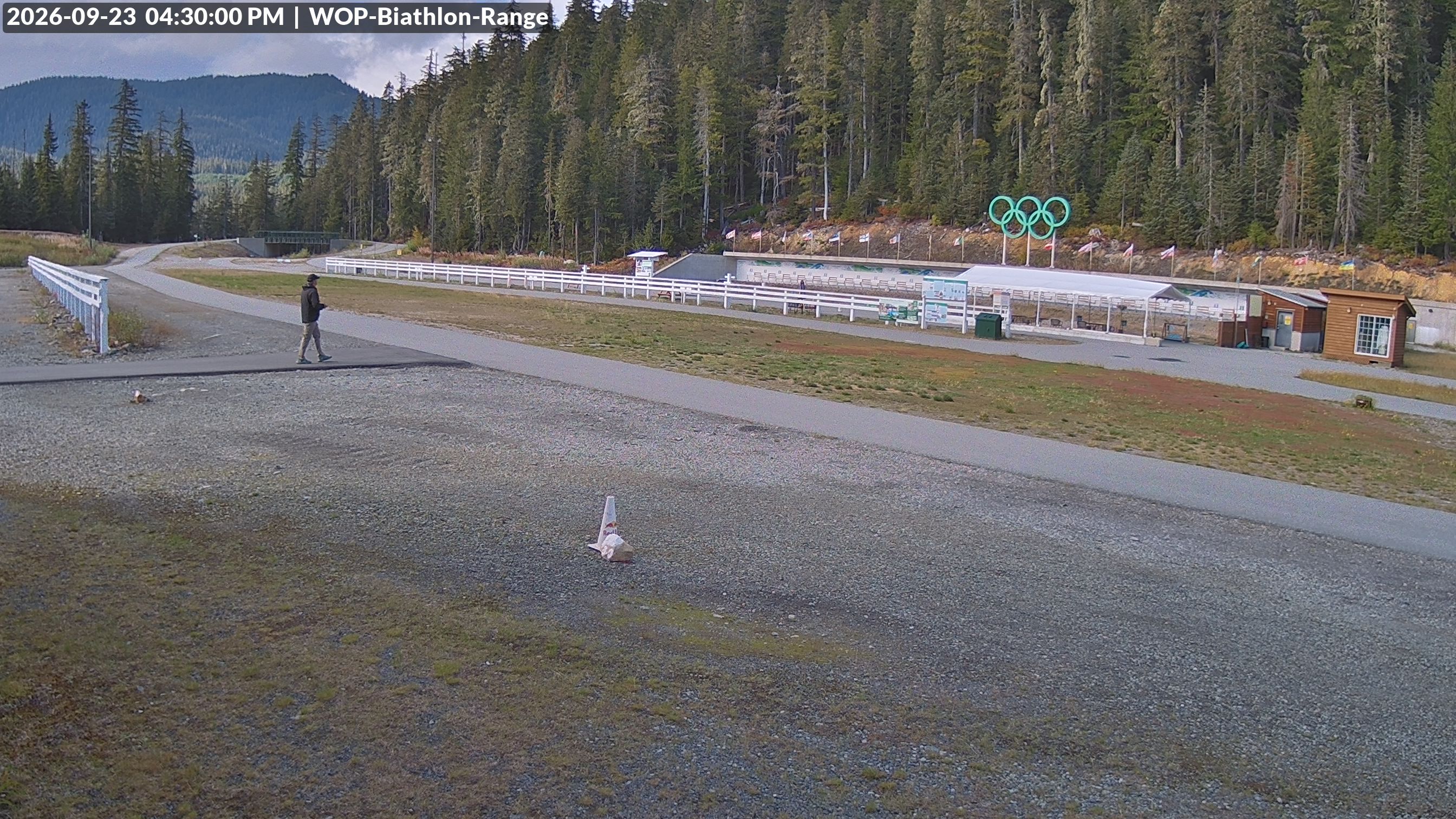 View looking North East to the Olympic Biathlon Range