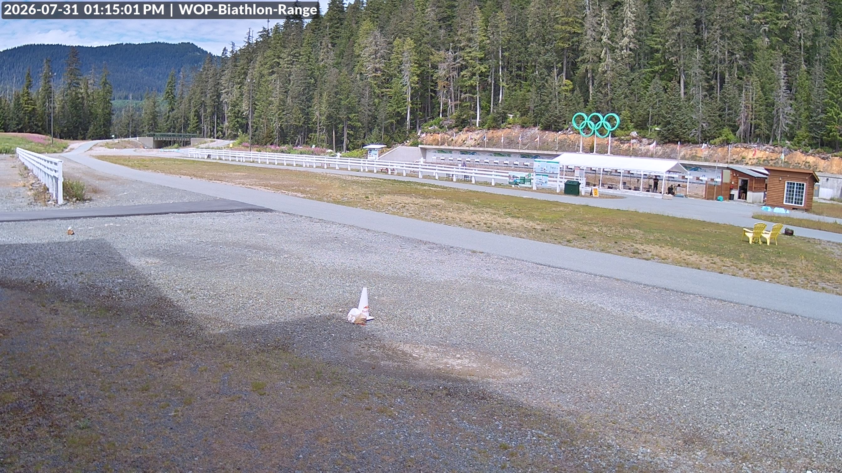 View looking North East to the Olympic Biathlon Range