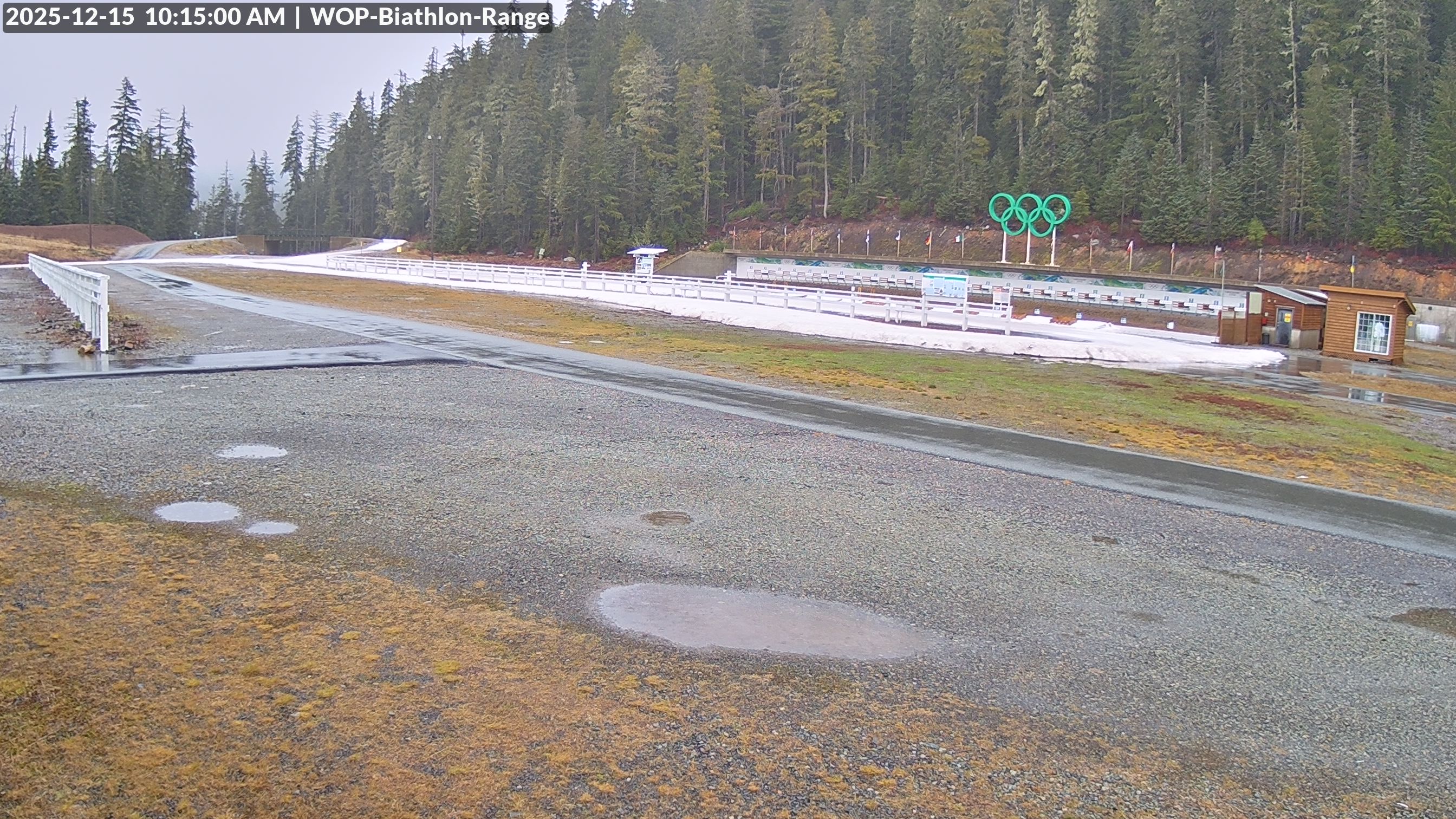 View looking North East to the Olympic Biathlon Range