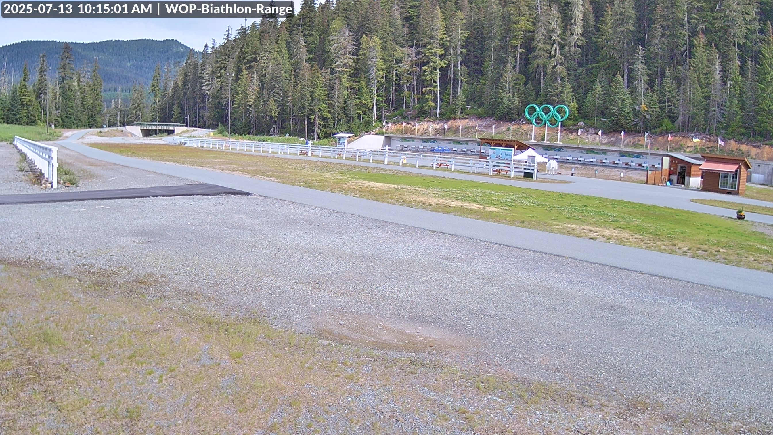 View looking North East to the Olympic Biathlon Range