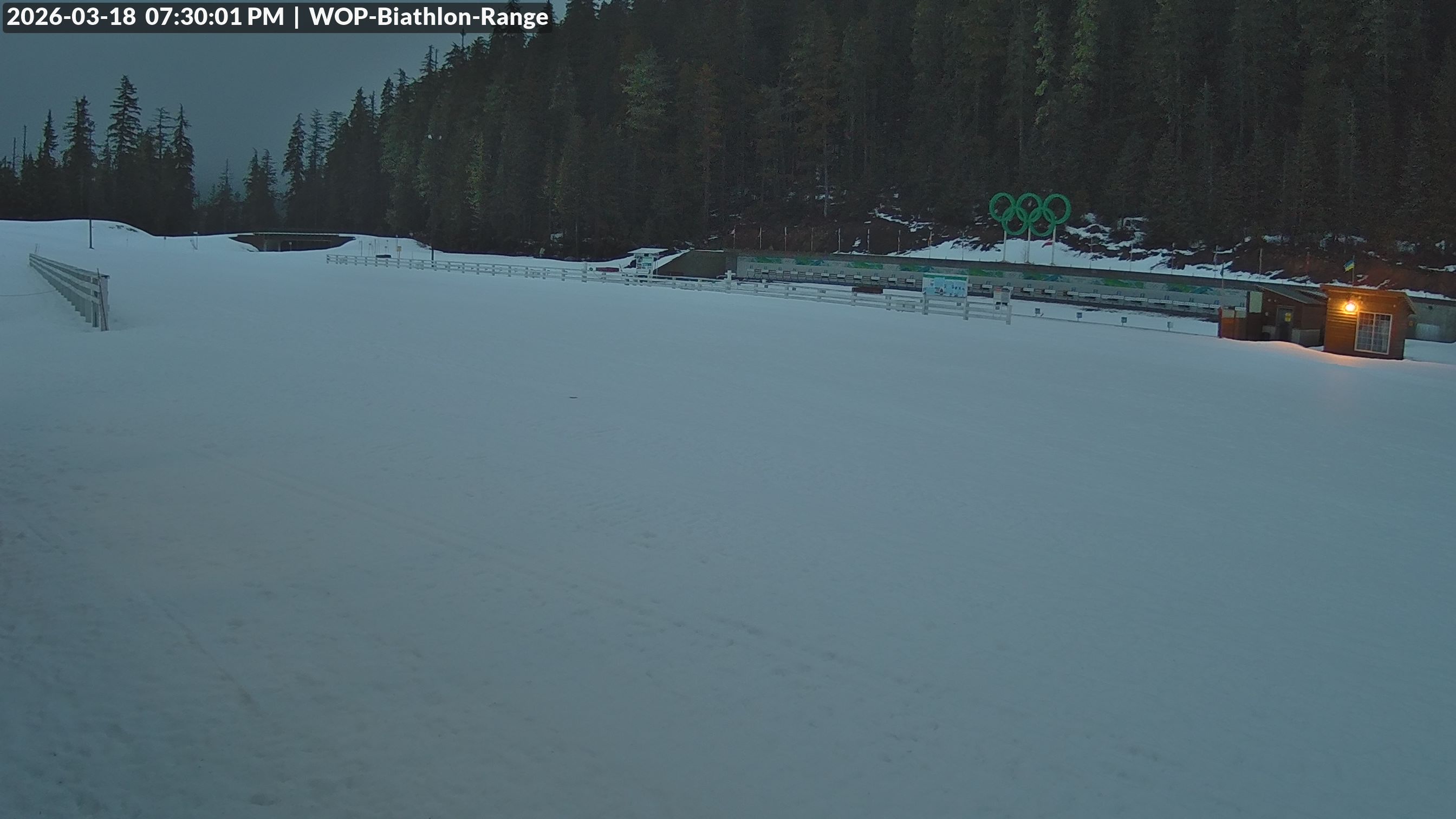 View looking North East to the Olympic Biathlon Range