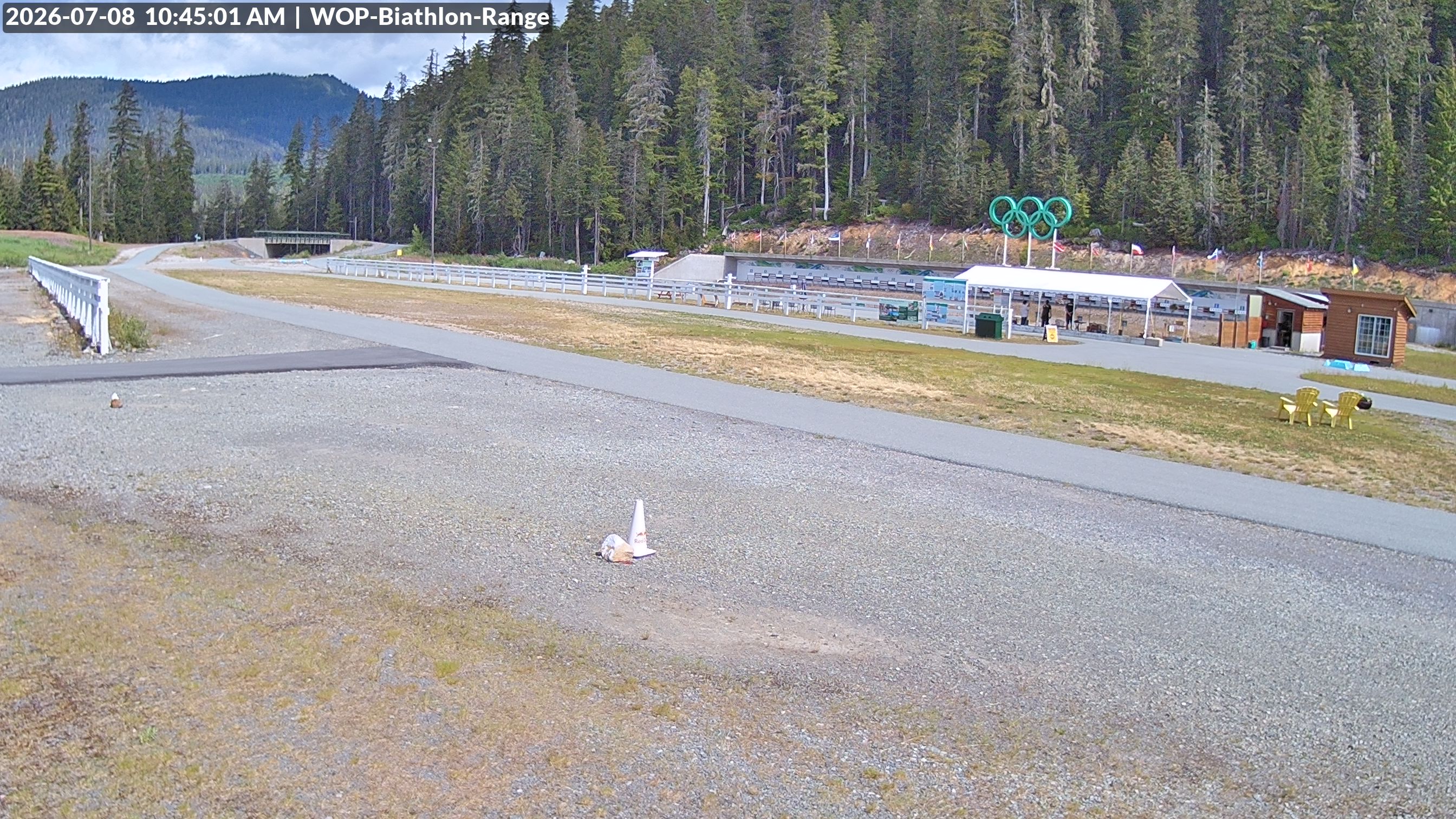 View looking North East to the Olympic Biathlon Range