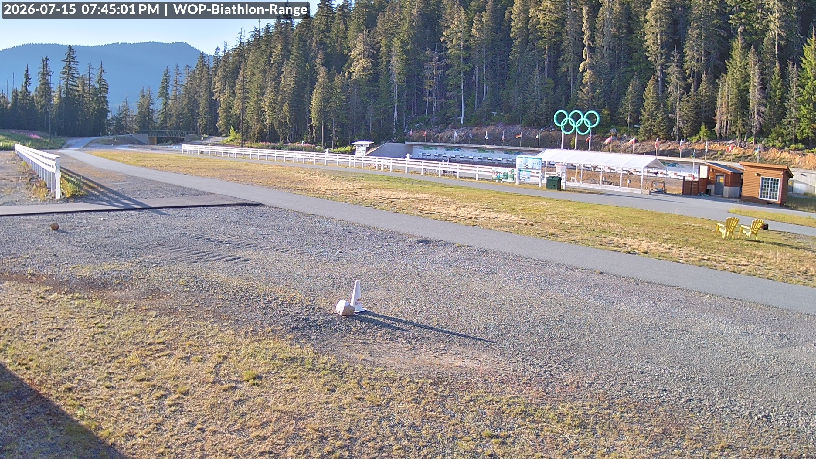 View looking North East to the Olympic Biathlon Range